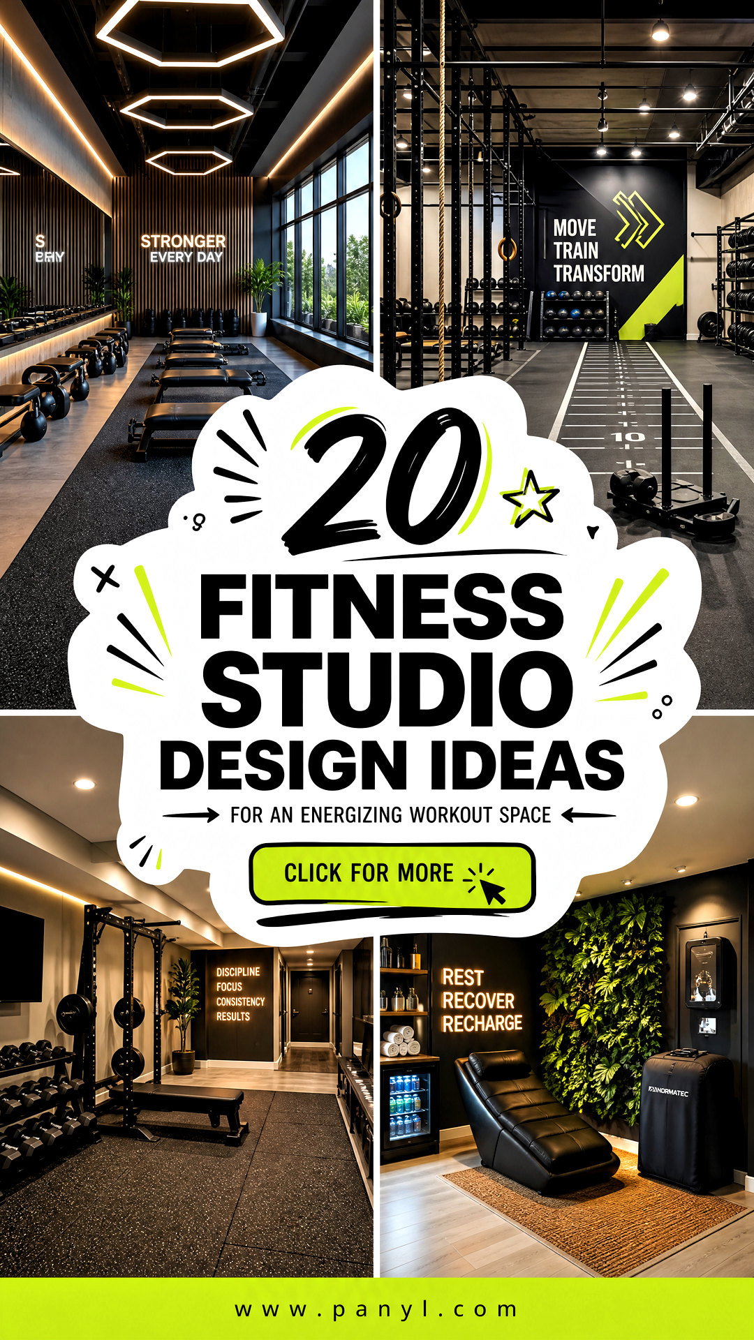 20 Fitness Studio Design Ideas for an Energizing Workout Space - 20 Fitness Studio Design Ideas for an Energizing Workout Space