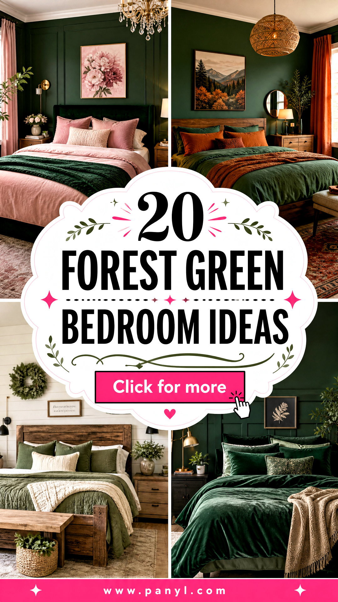 20 Forest Green Bedroom Ideas for a Calm Luxe Retreat - 20 Forest Green Bedroom Ideas for a Calm, Luxe Retreat