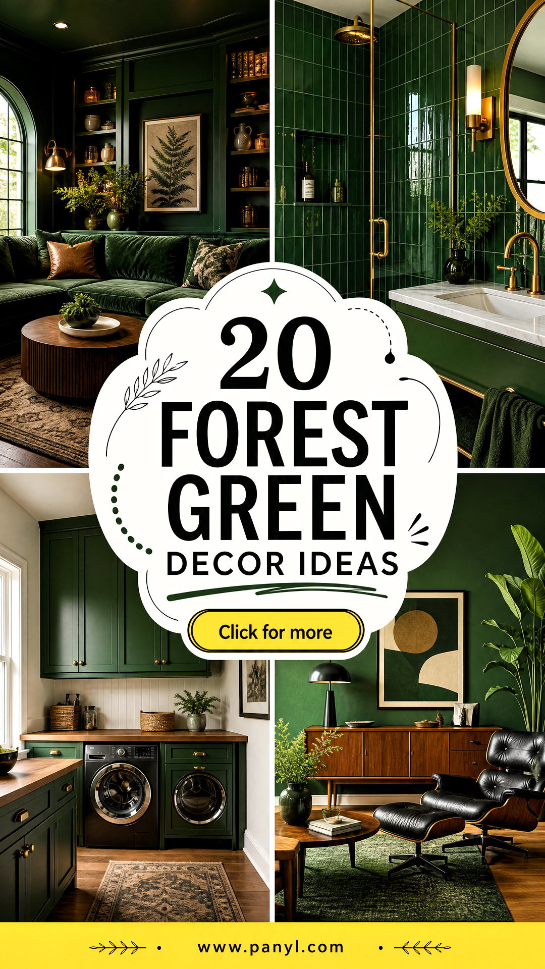 20 Forest Green Decor Ideas for a Rich Cozy Interior - 20 Forest Green Decor Ideas for a Rich, Cozy Interior