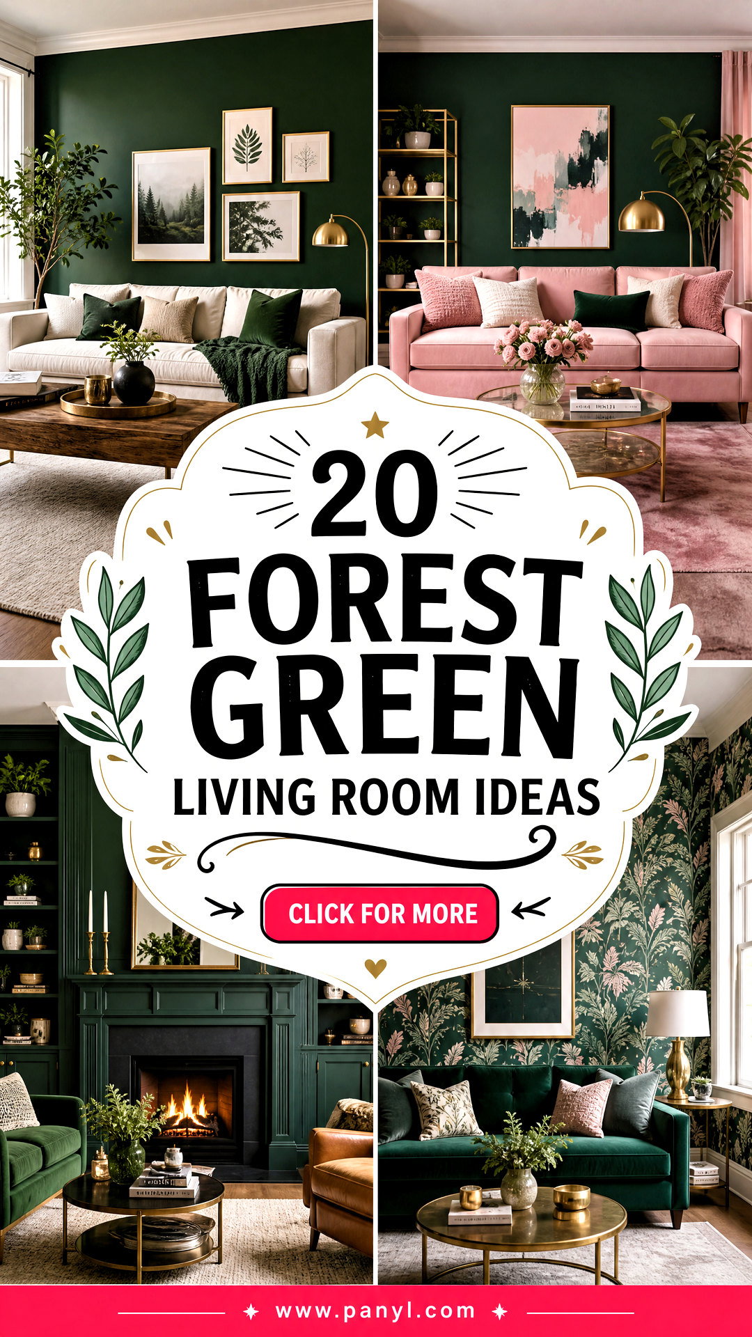 20 Forest Green Living Room Ideas That Feel Sophisticated - 20 Forest Green Living Room Ideas That Feel Sophisticated