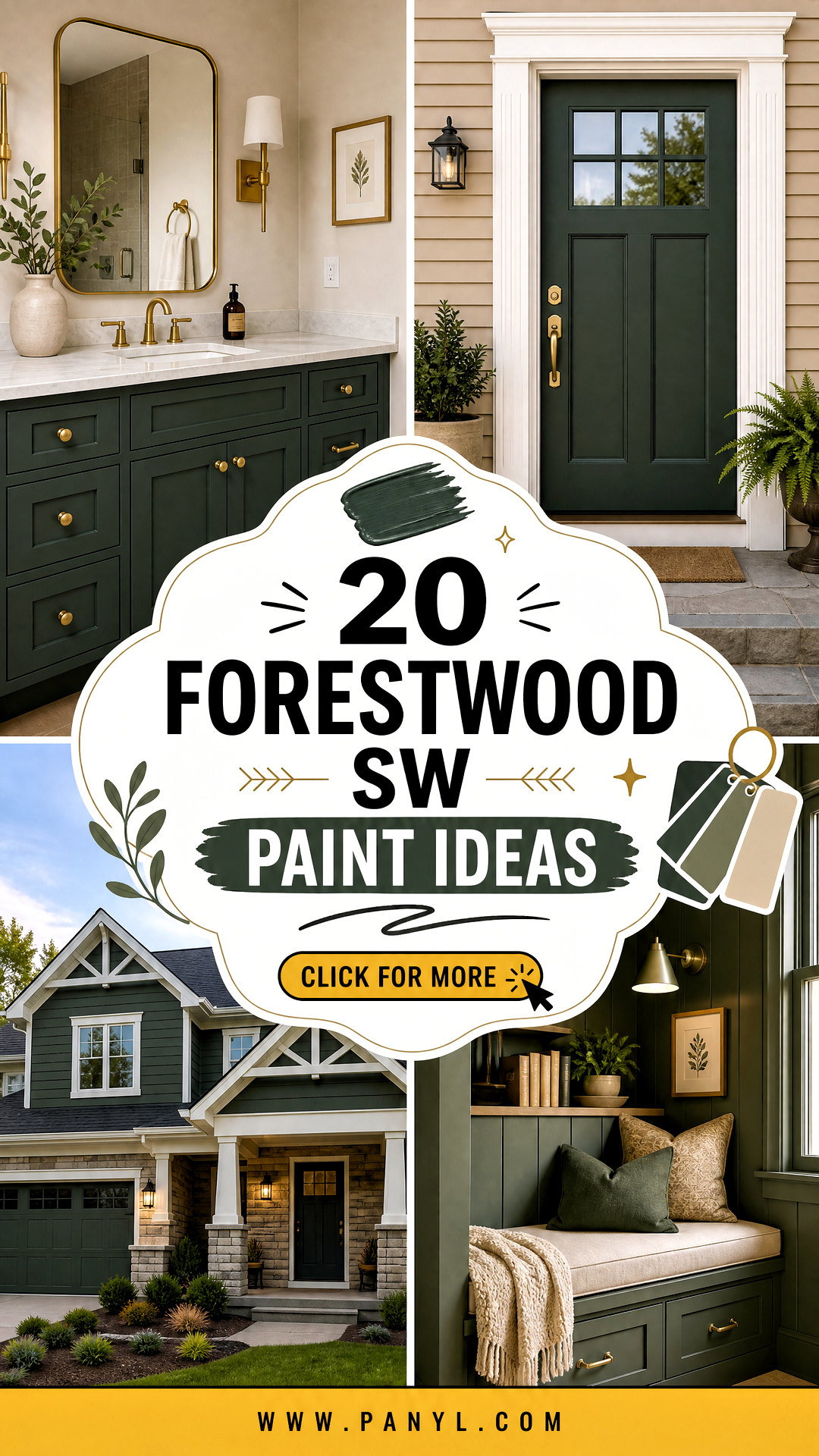 20 Forestwood SW Paint Ideas for Warm Welcoming Home Interiors - 20 Forestwood SW Paint Ideas for Warm, Welcoming Home Interiors
