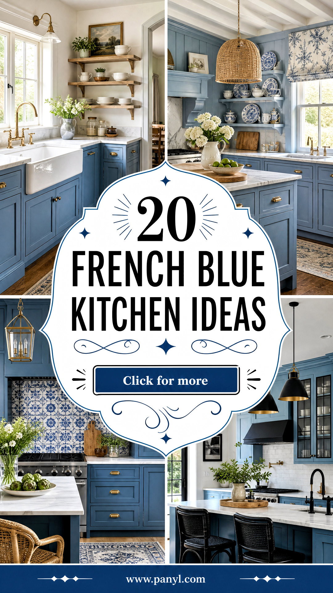 20 French Blue Kitchen Ideas for Fresh Elegant Spaces - 20 French Blue Kitchen Ideas for Fresh, Elegant Spaces