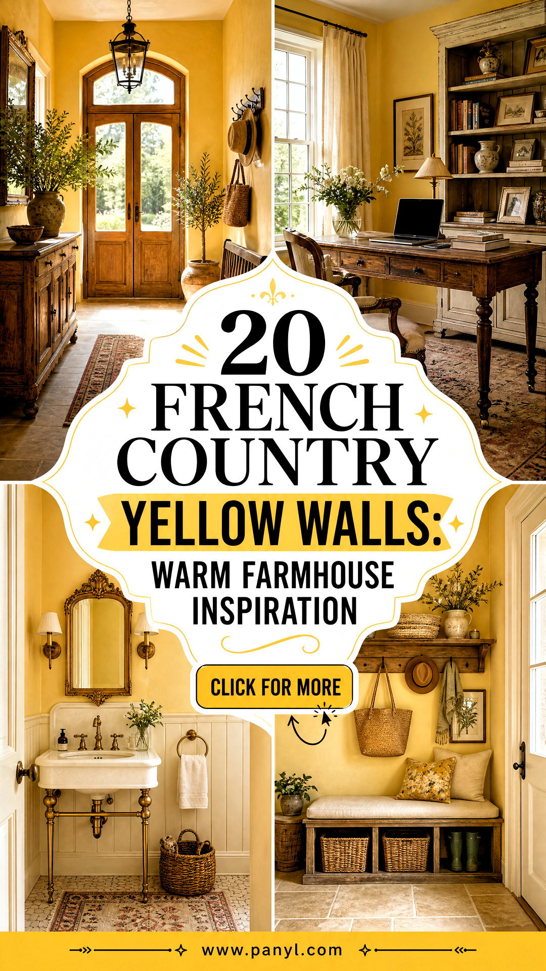 20 French Country Yellow Walls Warm Farmhouse Inspiration - 20 French Country Yellow Walls: Warm Farmhouse Inspiration