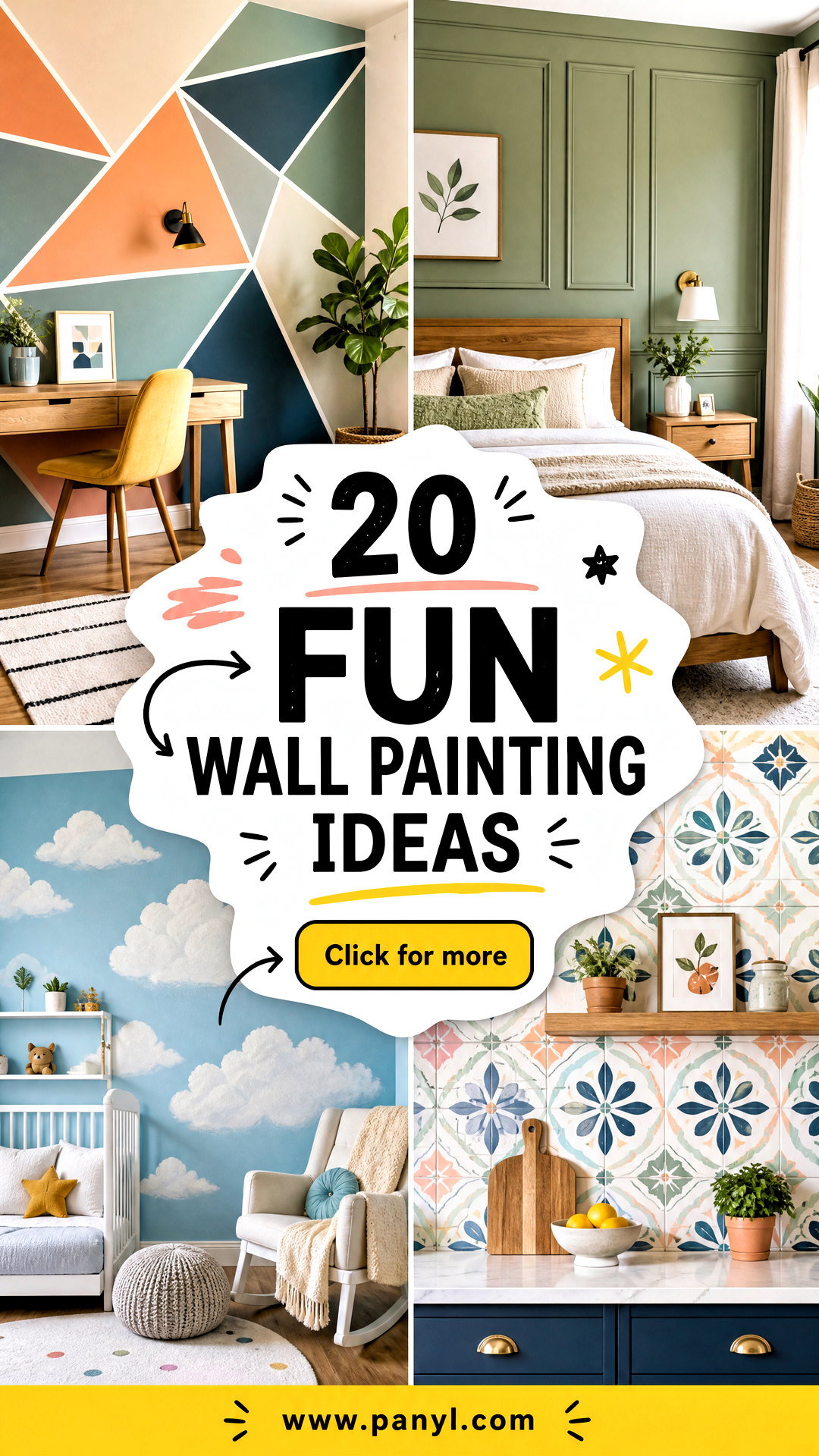 20 Fun Wall Painting Ideas Creative Ideas for Playful Homes - 20 Fun Wall Painting Ideas Creative Ideas for Playful Homes