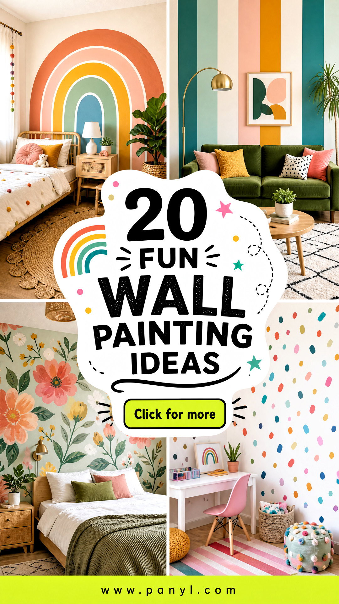 20 Fun Wall Painting Ideas to Give Any Room a Playful Twist - 20 Fun Wall Painting Ideas to Give Any Room a Playful Twist