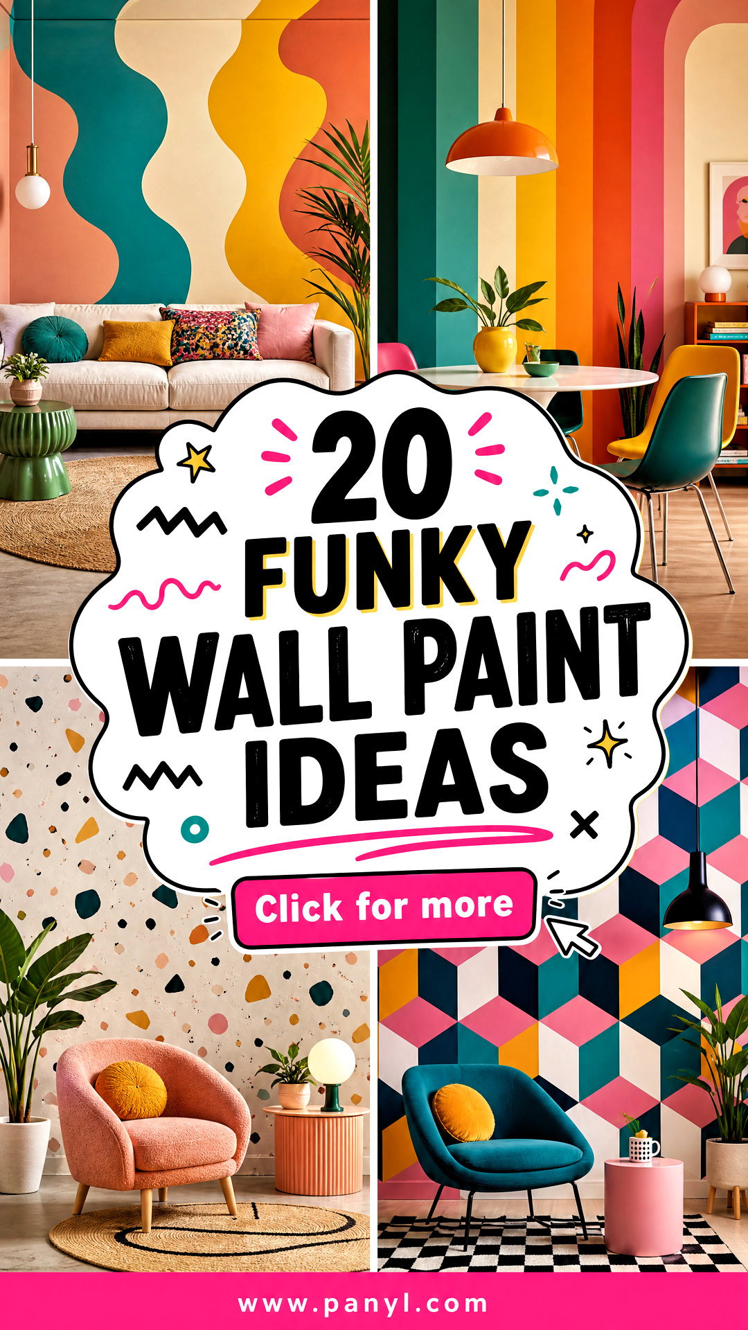 20 Funky Wall Paint Ideas for Playful Personality-Filled Rooms - 20 Funky Wall Paint Ideas for Playful, Personality-Filled Rooms