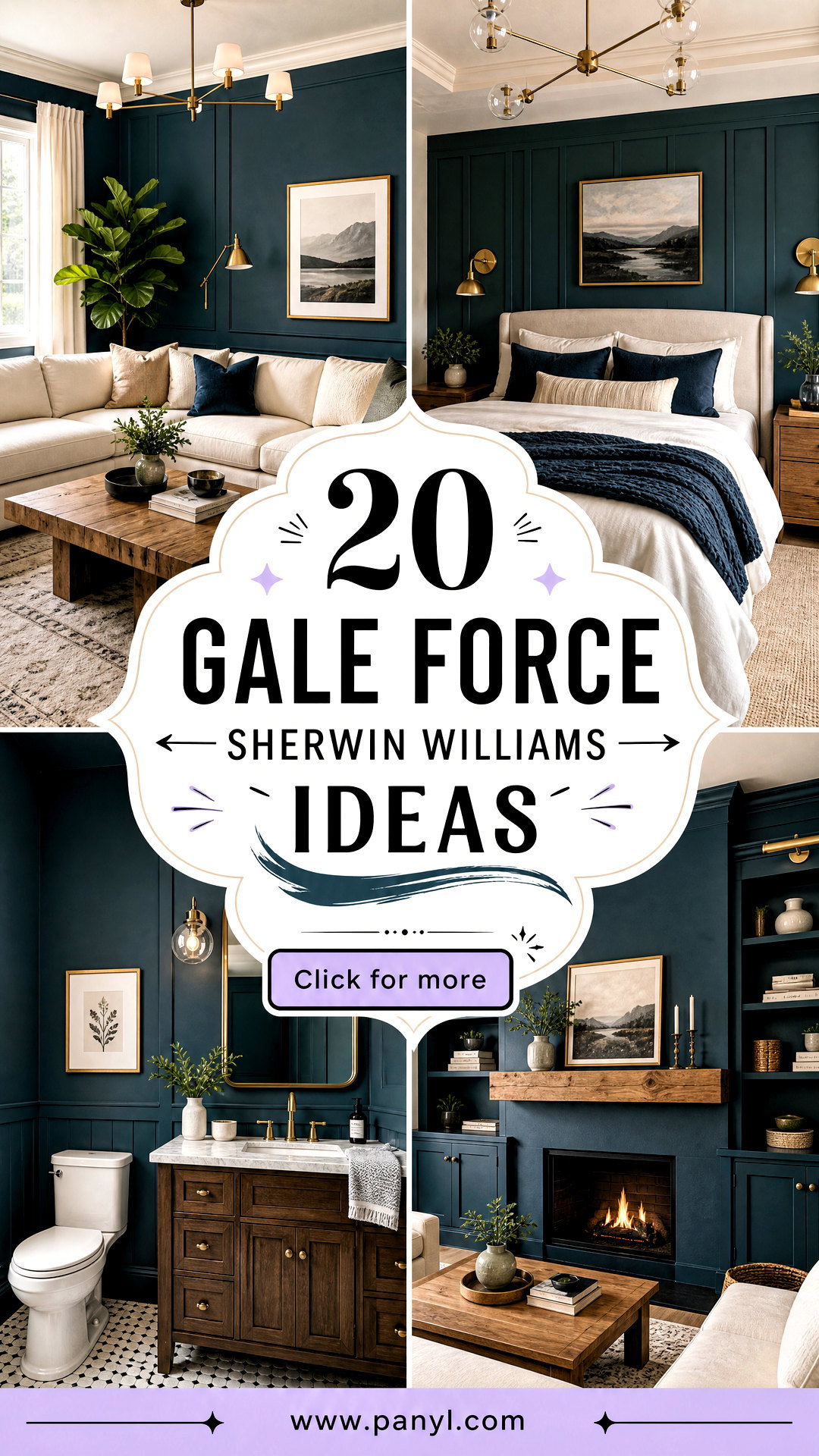 20 Gale Force Sherwin Williams Ideas for Moody Modern Rooms - 20 Gale Force Sherwin Williams Ideas for Moody Modern Rooms