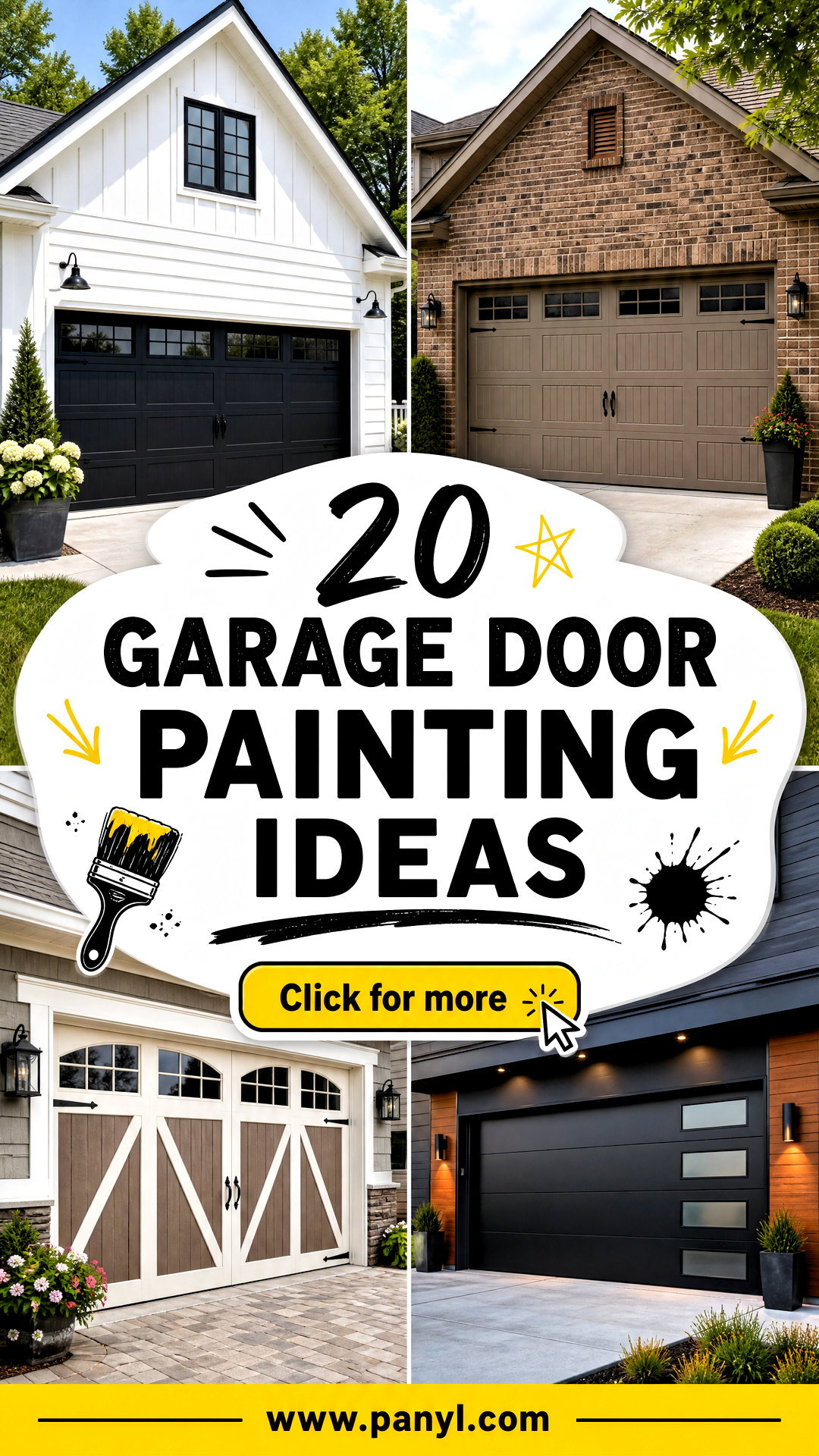 20 Garage Door Painting Ideas for an Easy Curb Appeal Boost - 20 Garage Door Painting Ideas for an Easy Curb Appeal Boost