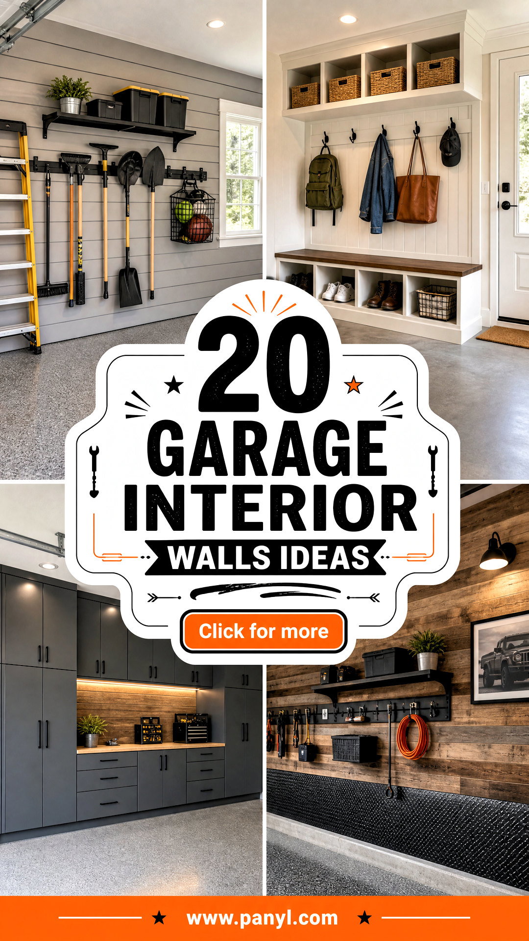 20 Garage Interior Walls Ideas for a Clean Durable Upgrade - 20 Garage Interior Walls Ideas for a Clean, Durable Upgrade