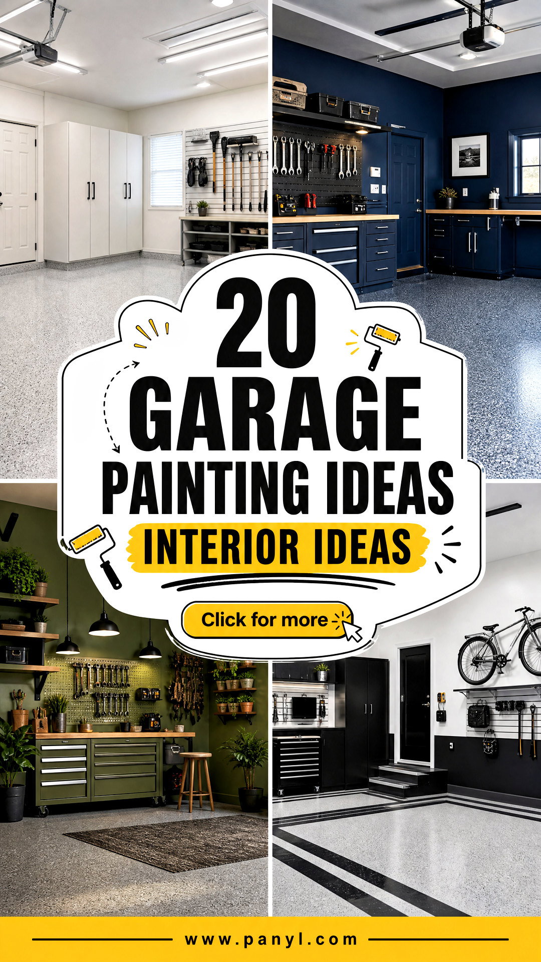 20 Garage Painting Ideas Interior Ideas for a Fresh Update - 20 Garage Painting Ideas Interior Ideas for a Fresh Update