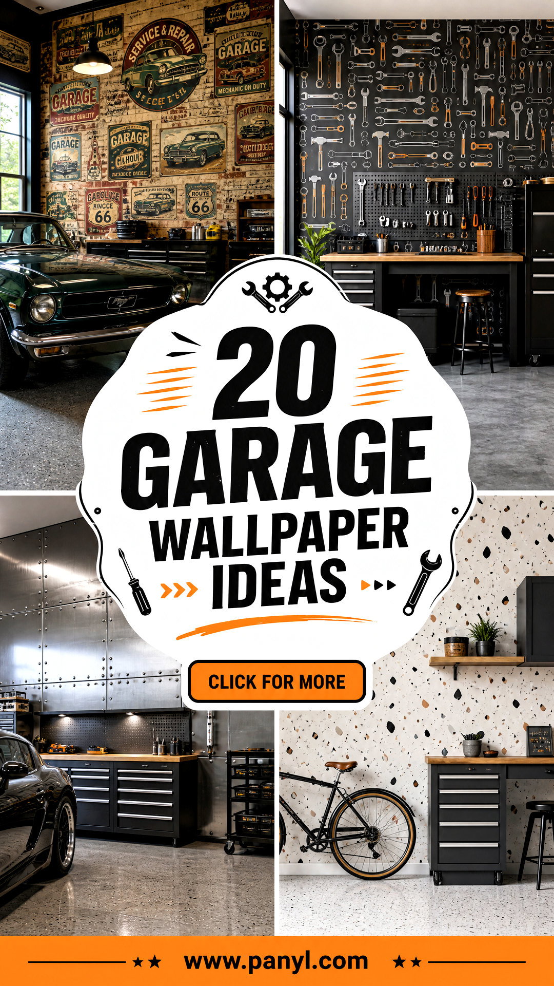 20 Garage Wallpaper Ideas for a Bold Unexpected Makeover - 20 Garage Wallpaper Ideas for a Bold, Unexpected Makeover