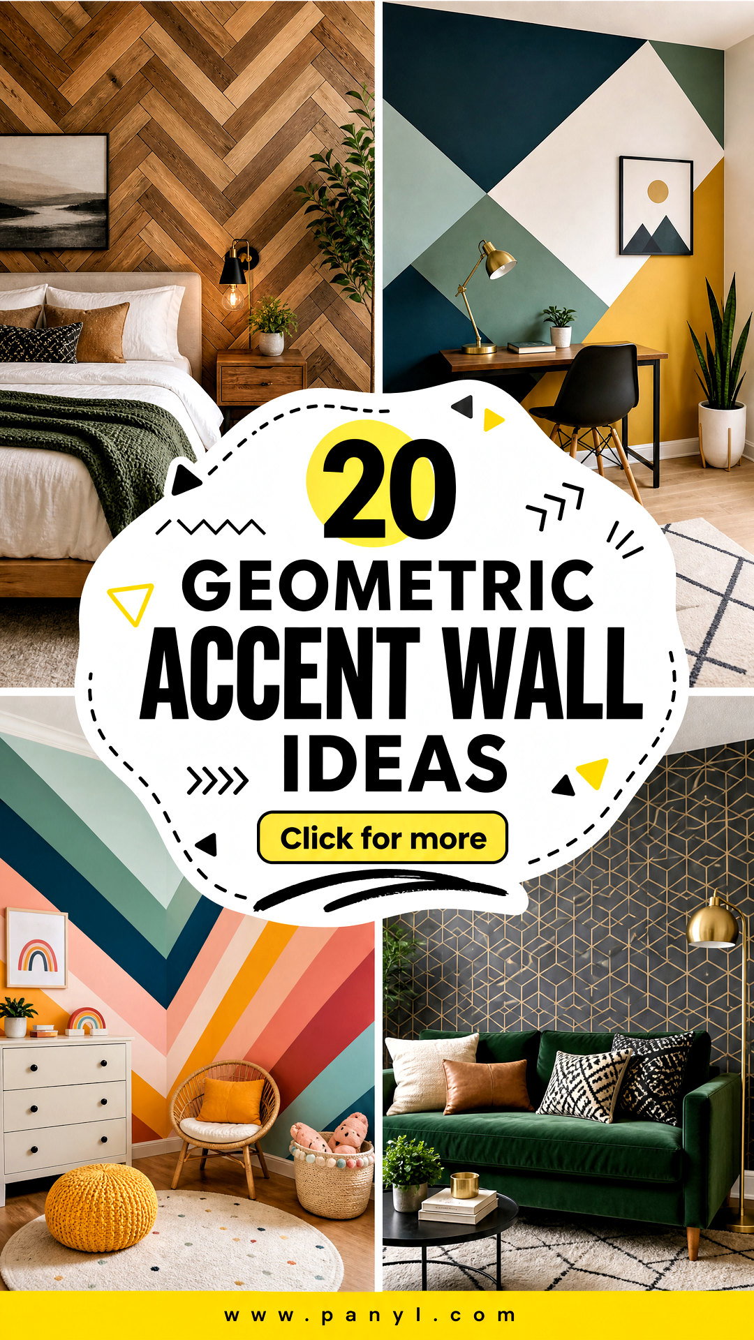 20 Geometric Accent Wall Ideas for a Bold Modern Refresh - 20 Geometric Accent Wall Ideas for a Bold Modern Refresh