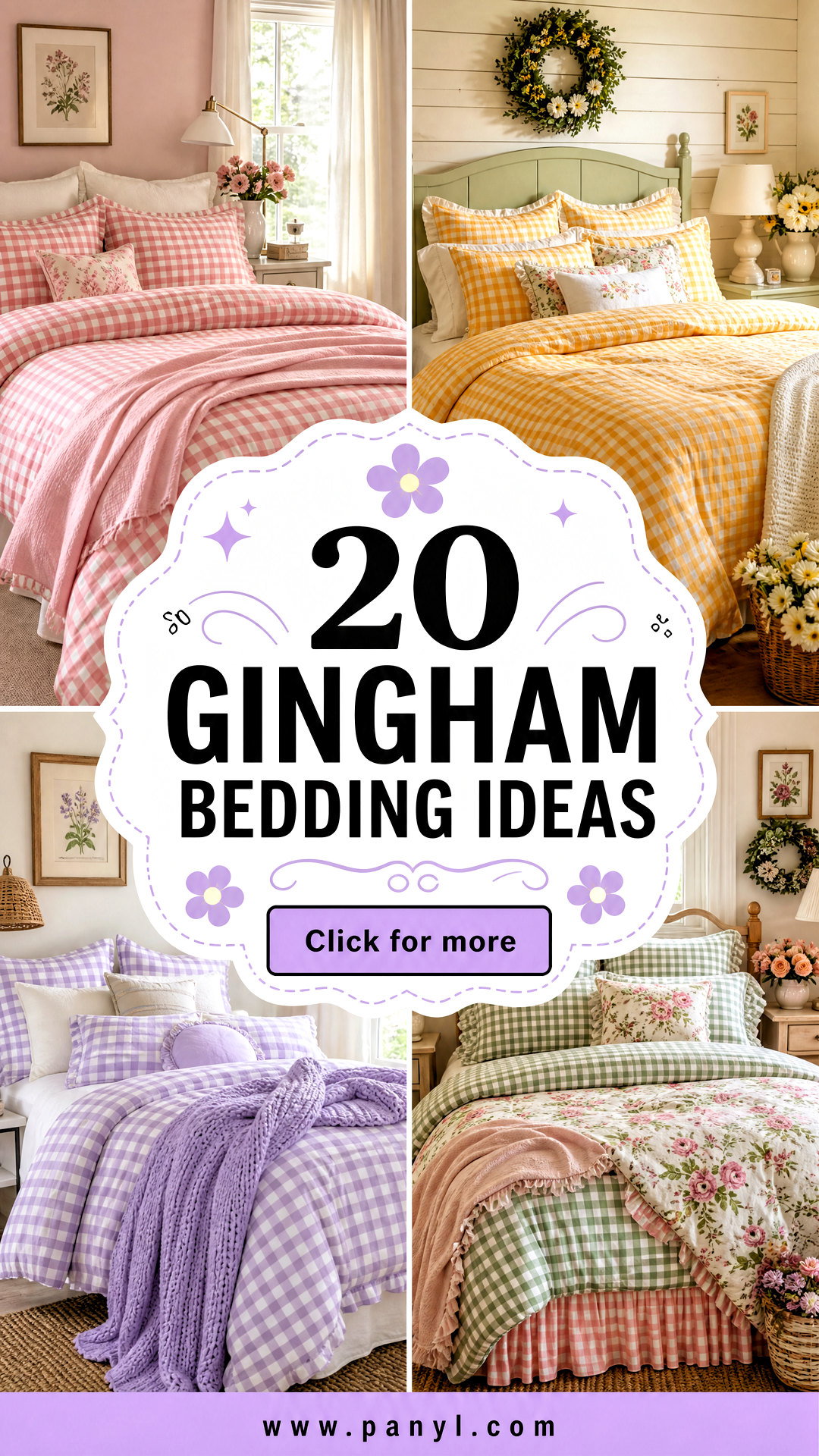 20 Gingham Bedding Ideas for a Cozy Classic Bedroom Refresh - 20 Gingham Bedding Ideas for a Cozy, Classic Bedroom Refresh