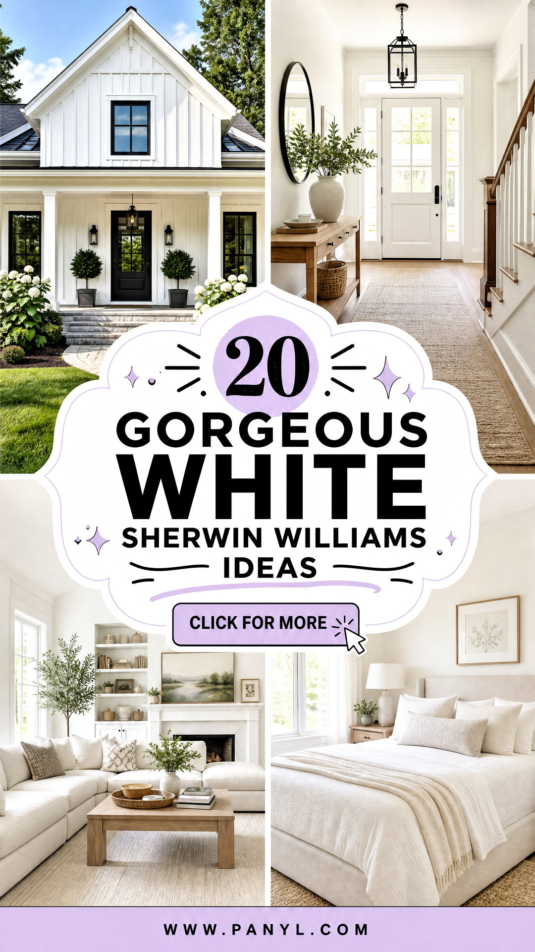 20 Gorgeous White Sherwin Williams Ideas for Timeless Rooms - 20 Gorgeous White Sherwin Williams Ideas for Timeless Rooms