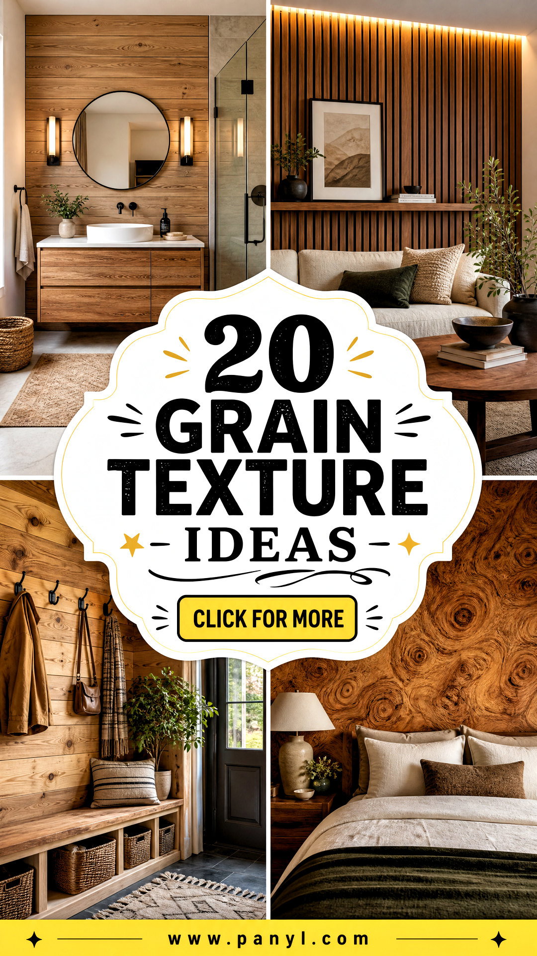 20 Grain Texture Ideas for Warm Organic Modern Designs - 20 Grain Texture Ideas for Warm, Organic Modern Designs