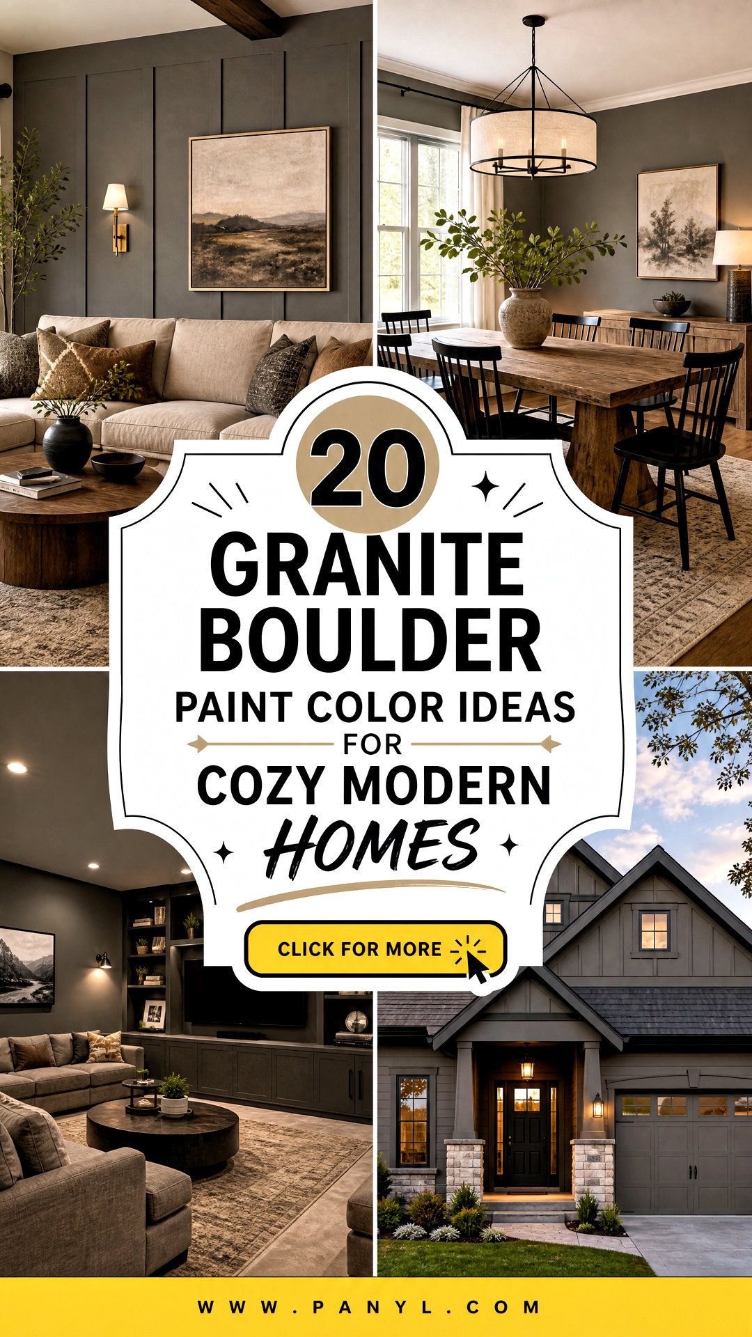 20 Granite Boulder Paint Color Ideas for Cozy Modern Homes - 20 Granite Boulder Paint Color Ideas for Cozy Modern Homes