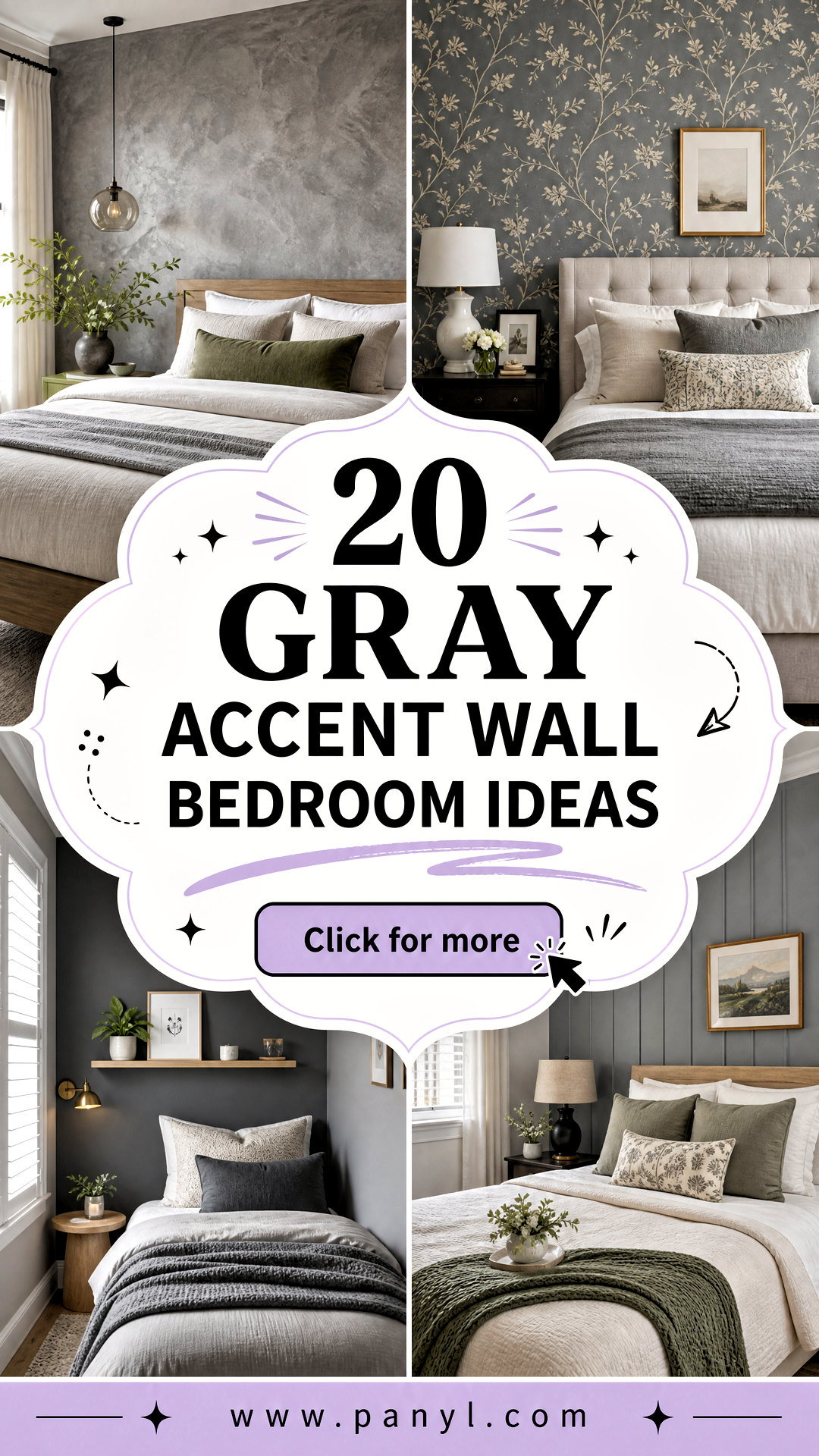 20 Gray Accent Wall Bedroom Ideas for a Serene Retreat Today - 20 Gray Accent Wall Bedroom Ideas for a Serene Retreat Today