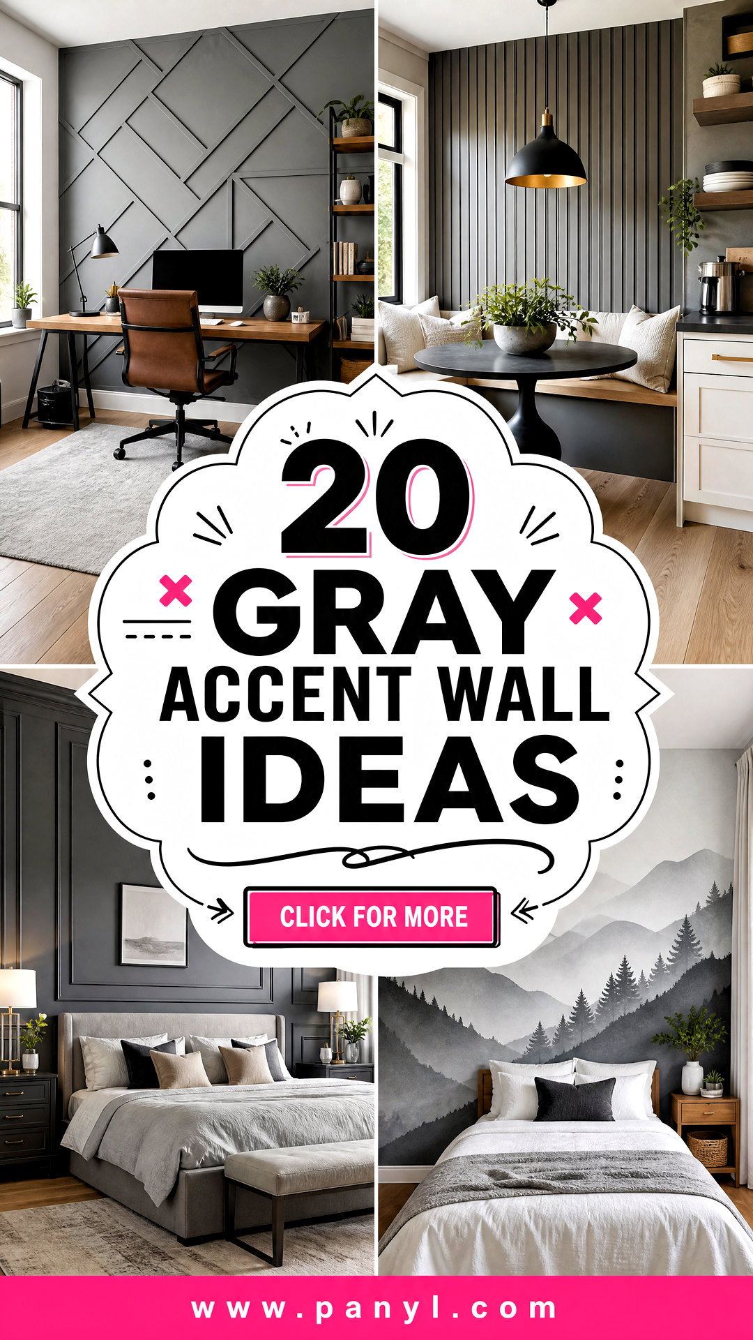 20 Gray Accent Wall Ideas for a Chic Modern Home Refresh - 20 Gray Accent Wall Ideas for a Chic, Modern Home Refresh
