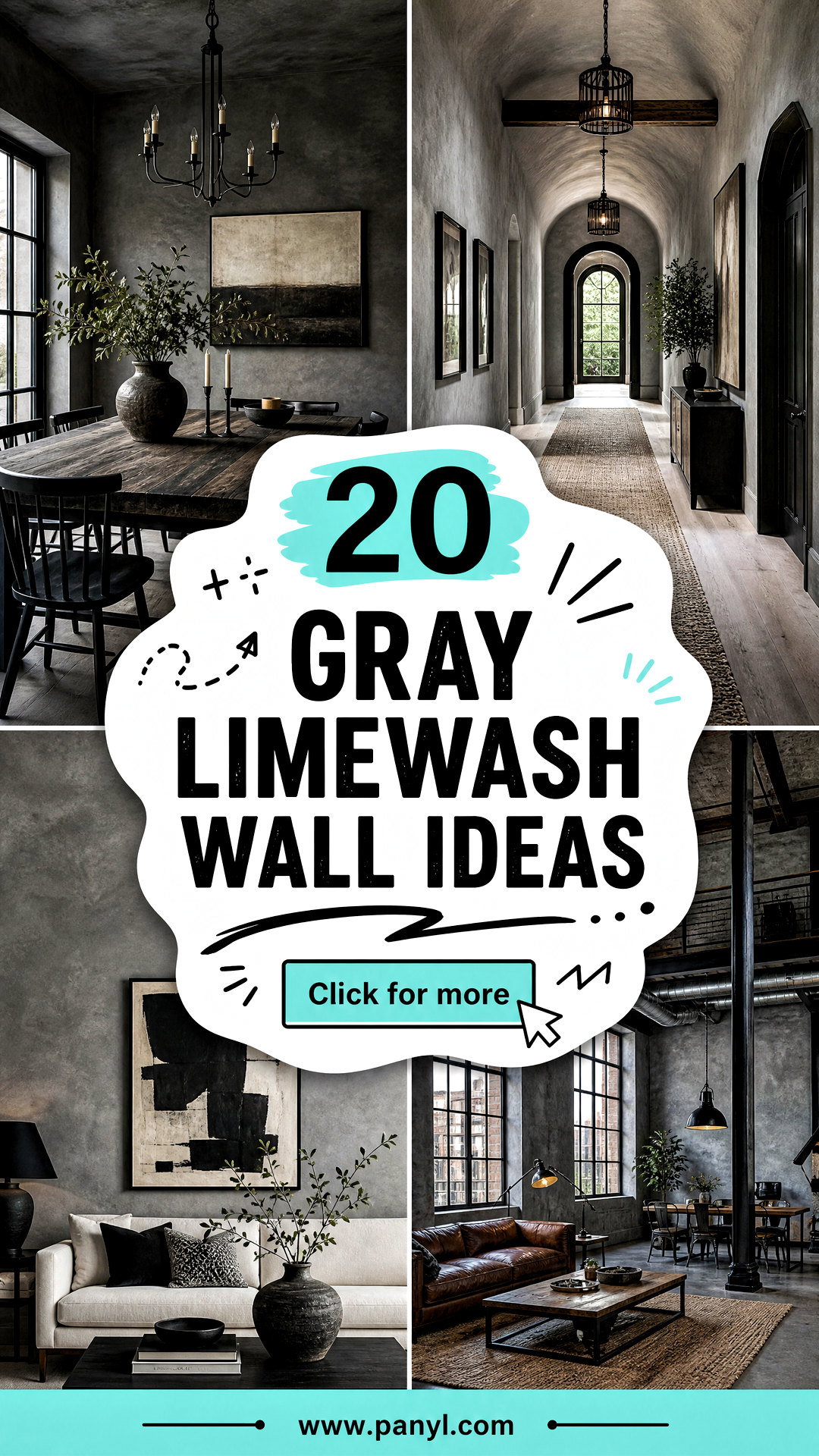 20 Gray Limewash Wall Ideas for Soft Organic Modern Texture - 20 Gray Limewash Wall Ideas for Soft, Organic Modern Texture