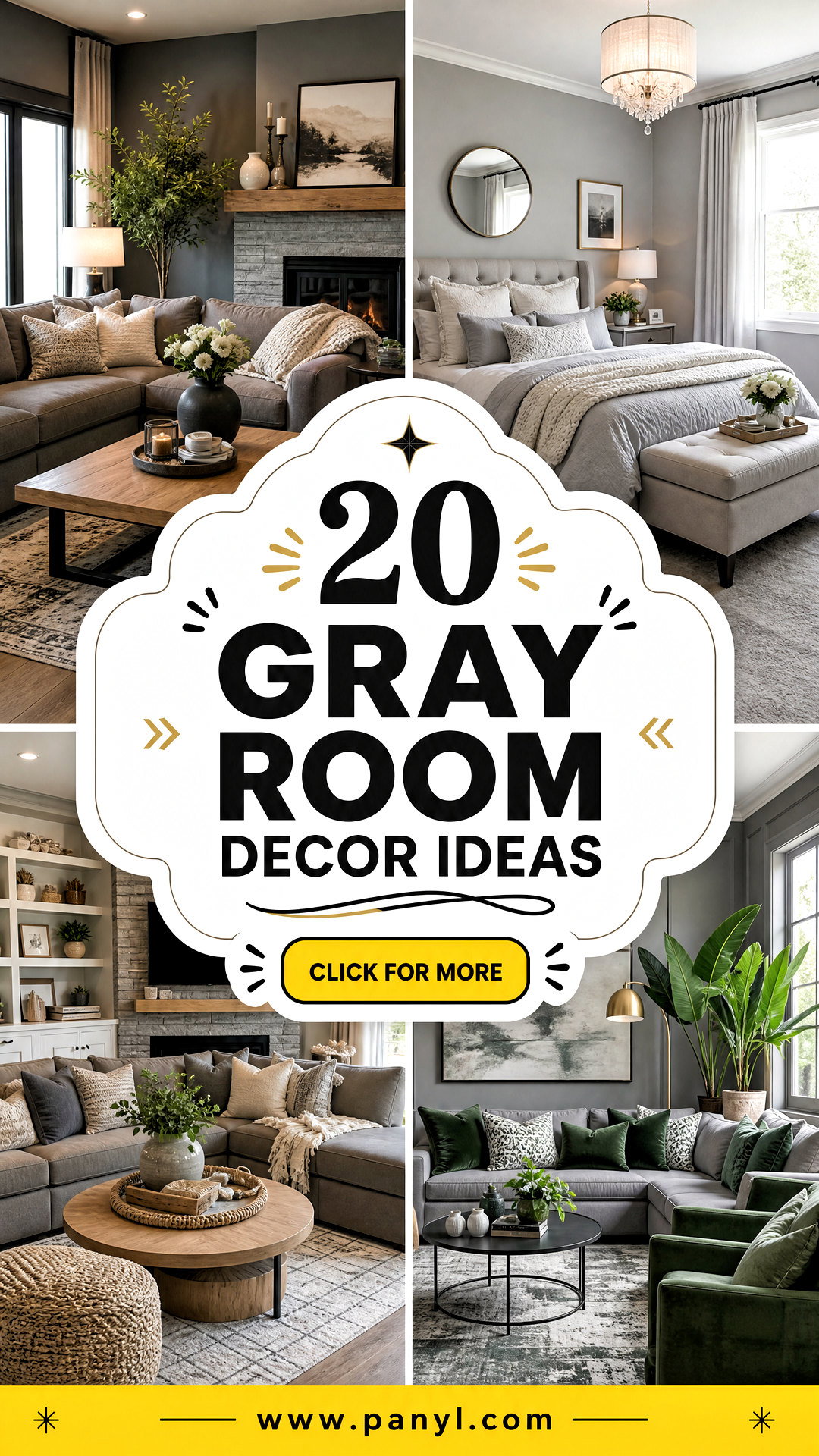 20 Gray Room Decor Ideas for a Cozy Curated Modern Home - 20 Gray Room Decor Ideas for a Cozy, Curated Modern Home