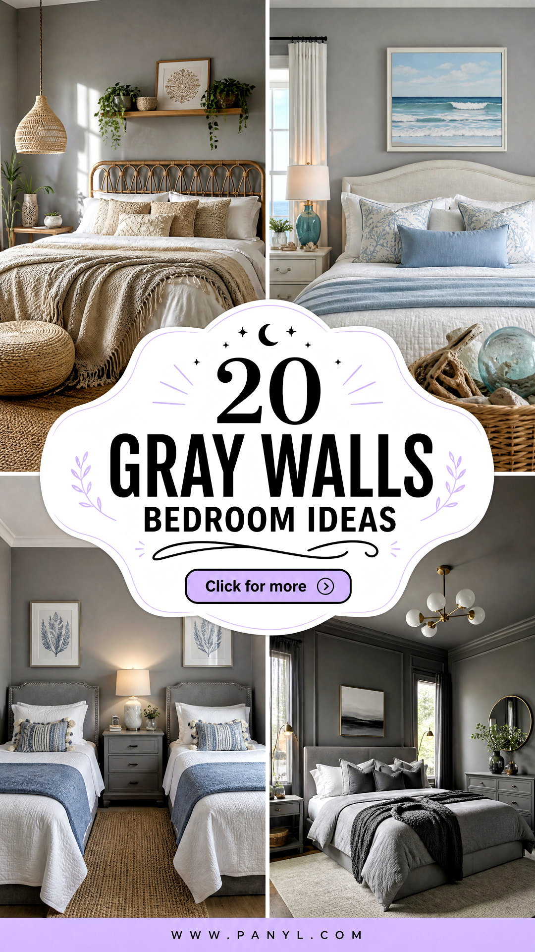 20 Gray Walls Bedroom Ideas for a Calm Stylish Retreat - 20 Gray Walls Bedroom Ideas for a Calm, Stylish Retreat