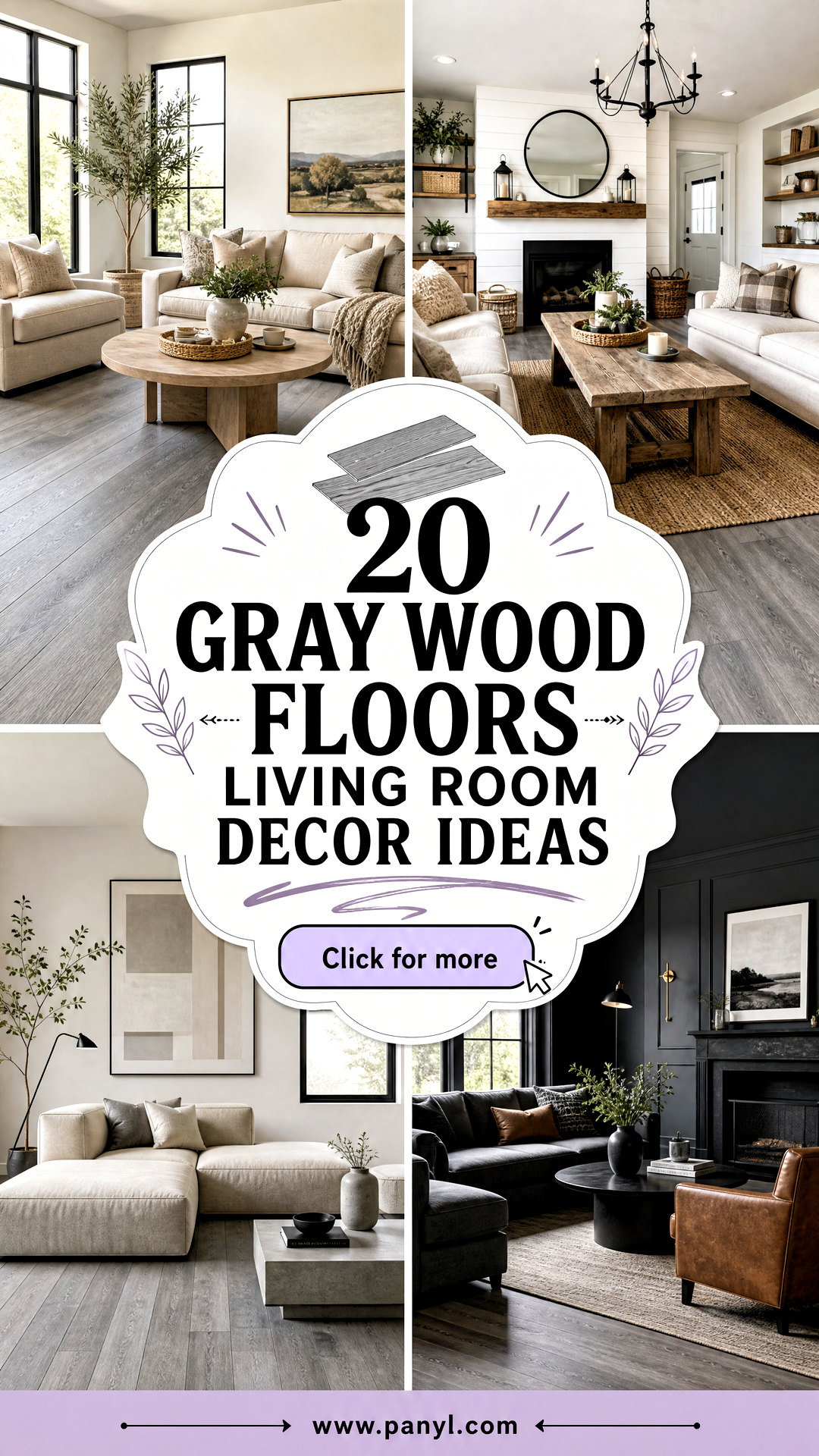 20 Gray Wood Floors Living Room Decor Ideas for Cozy Homes - 20 Gray Wood Floors Living Room Decor Ideas for Cozy Homes
