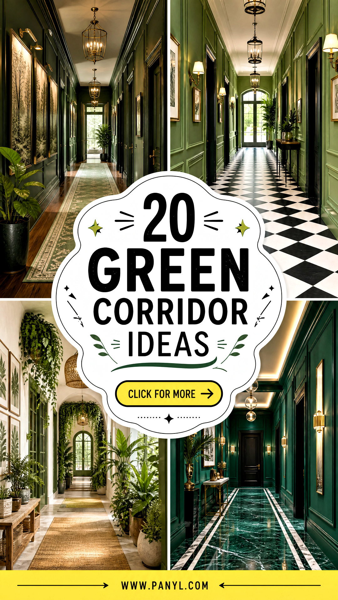 20 Green Corridor Ideas to Create a Fresh Welcoming Hallway - 20 Green Corridor Ideas to Create a Fresh, Welcoming Hallway