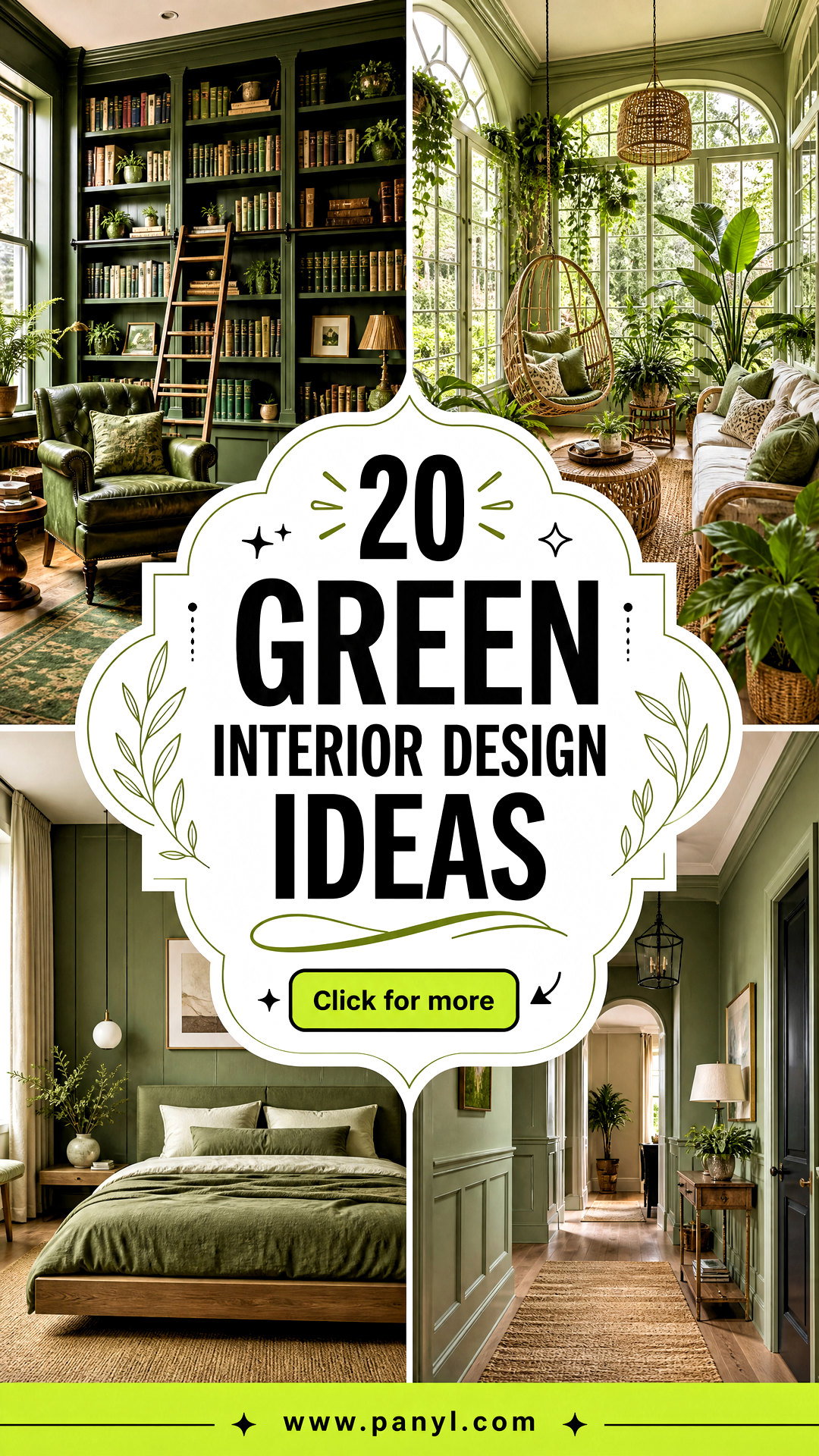 20 Green Interior Design Ideas for a Fresh Natural Home - 20 Green Interior Design Ideas for a Fresh, Natural Home