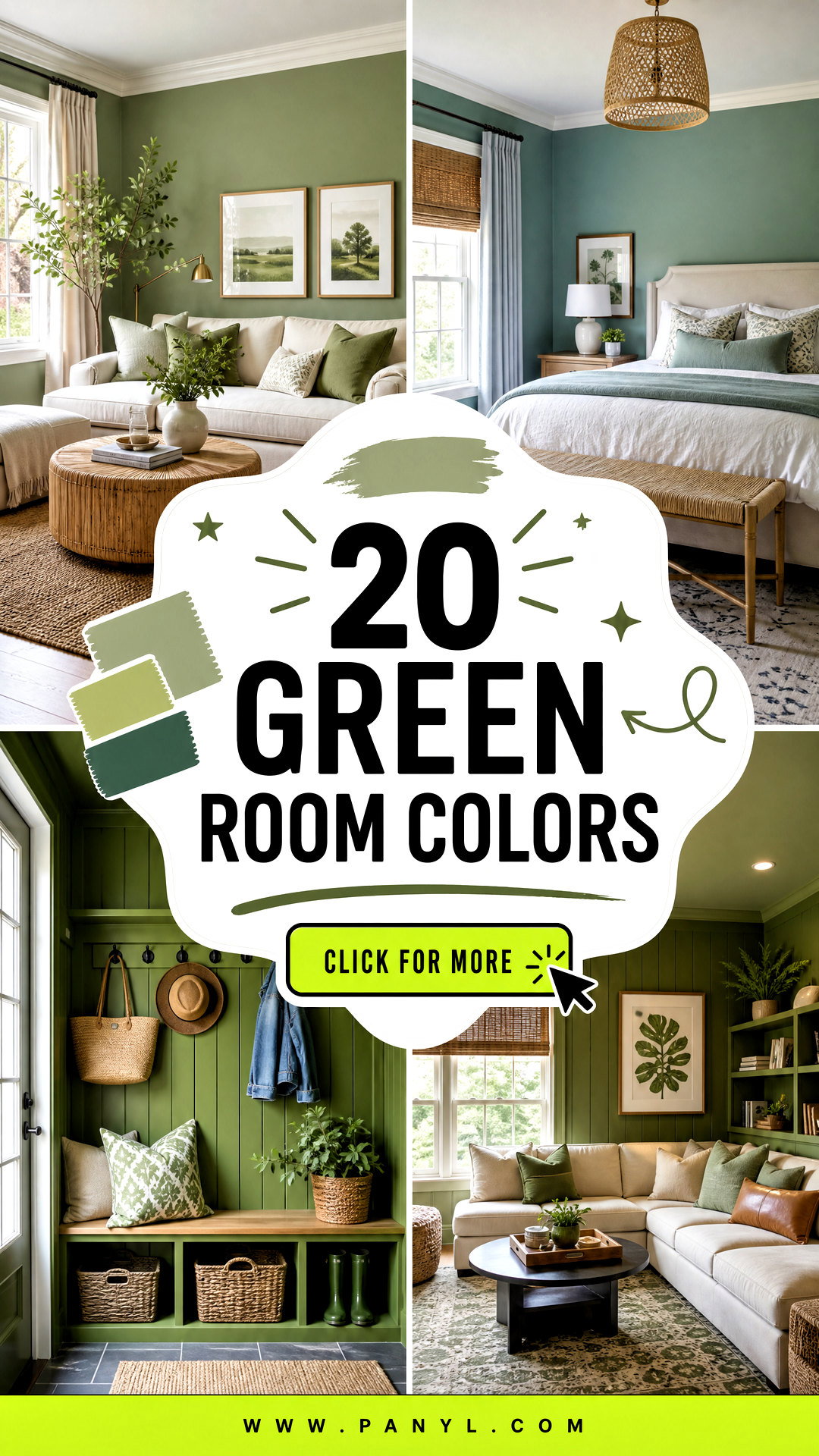 20 Green Room Colors for a Fresh Designer-Approved Palette - 20 Green Room Colors for a Fresh, Designer-Approved Palette