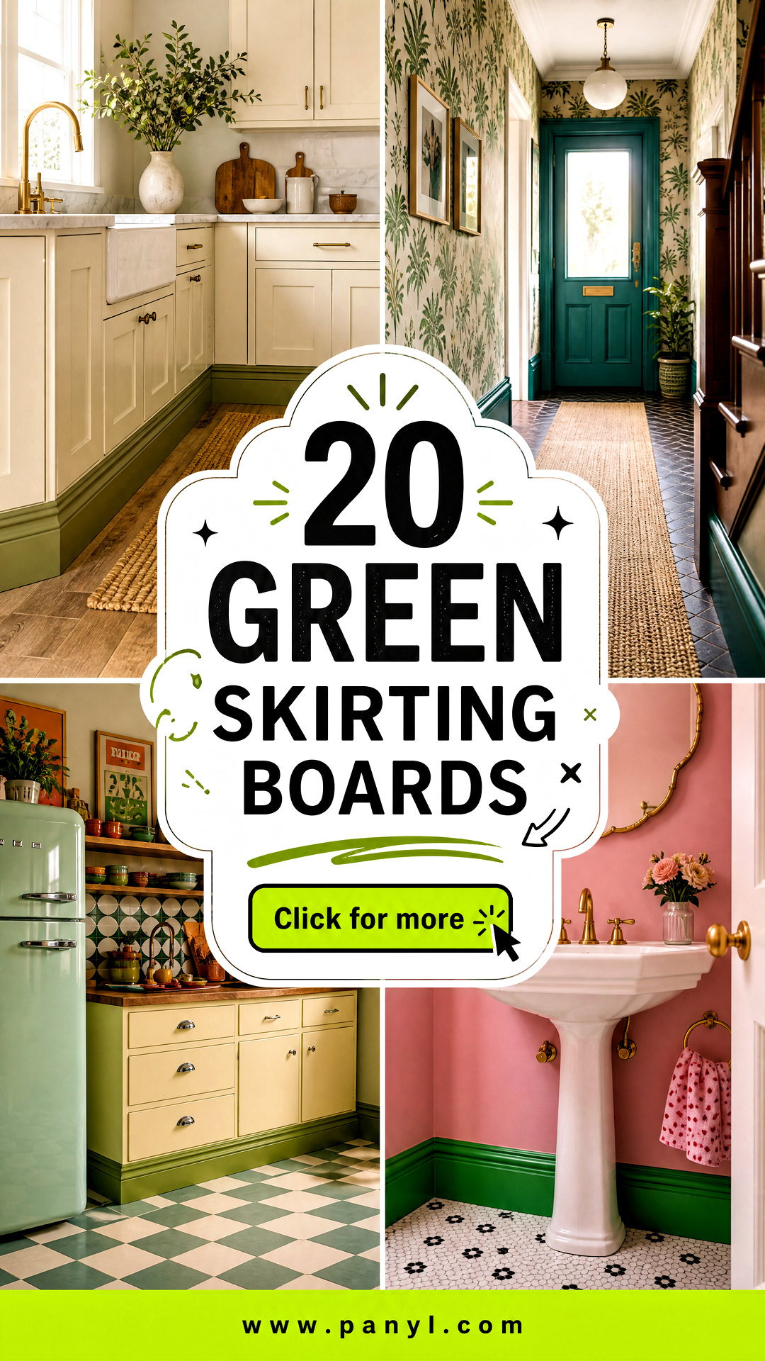 20 Green Skirting Boards for a Fresh Designer-Led Finish - 20 Green Skirting Boards for a Fresh, Designer-Led Finish