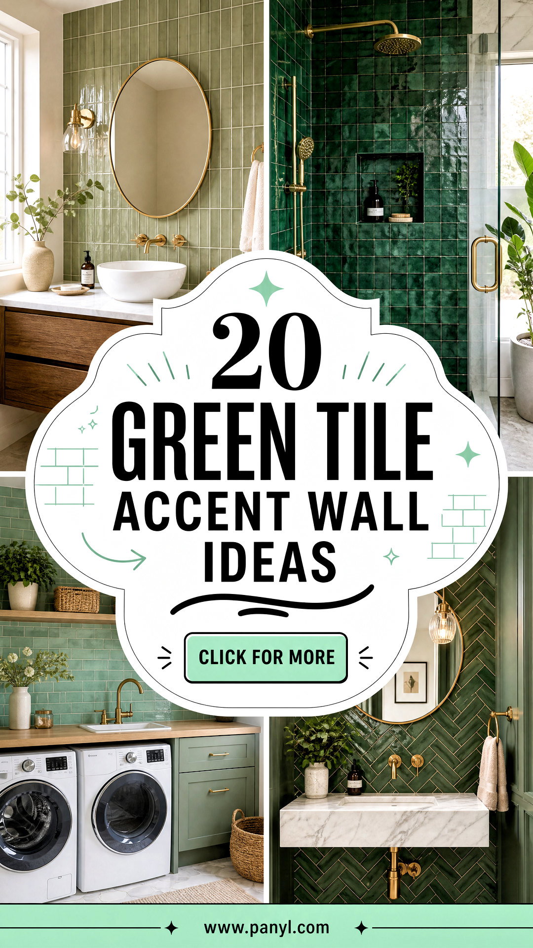 20 Green Tile Accent Wall Ideas Fresh Modern Style Tips - 20 Green Tile Accent Wall Ideas: Fresh, Modern Style Tips