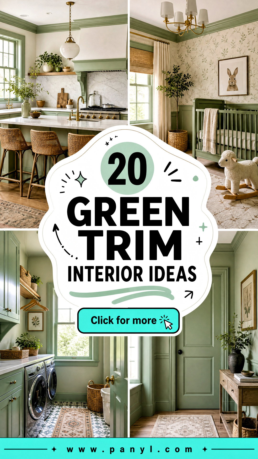20 Green Trim Interior Ideas for a Bold Designer Finish - 20 Green Trim Interior Ideas for a Bold, Designer Finish