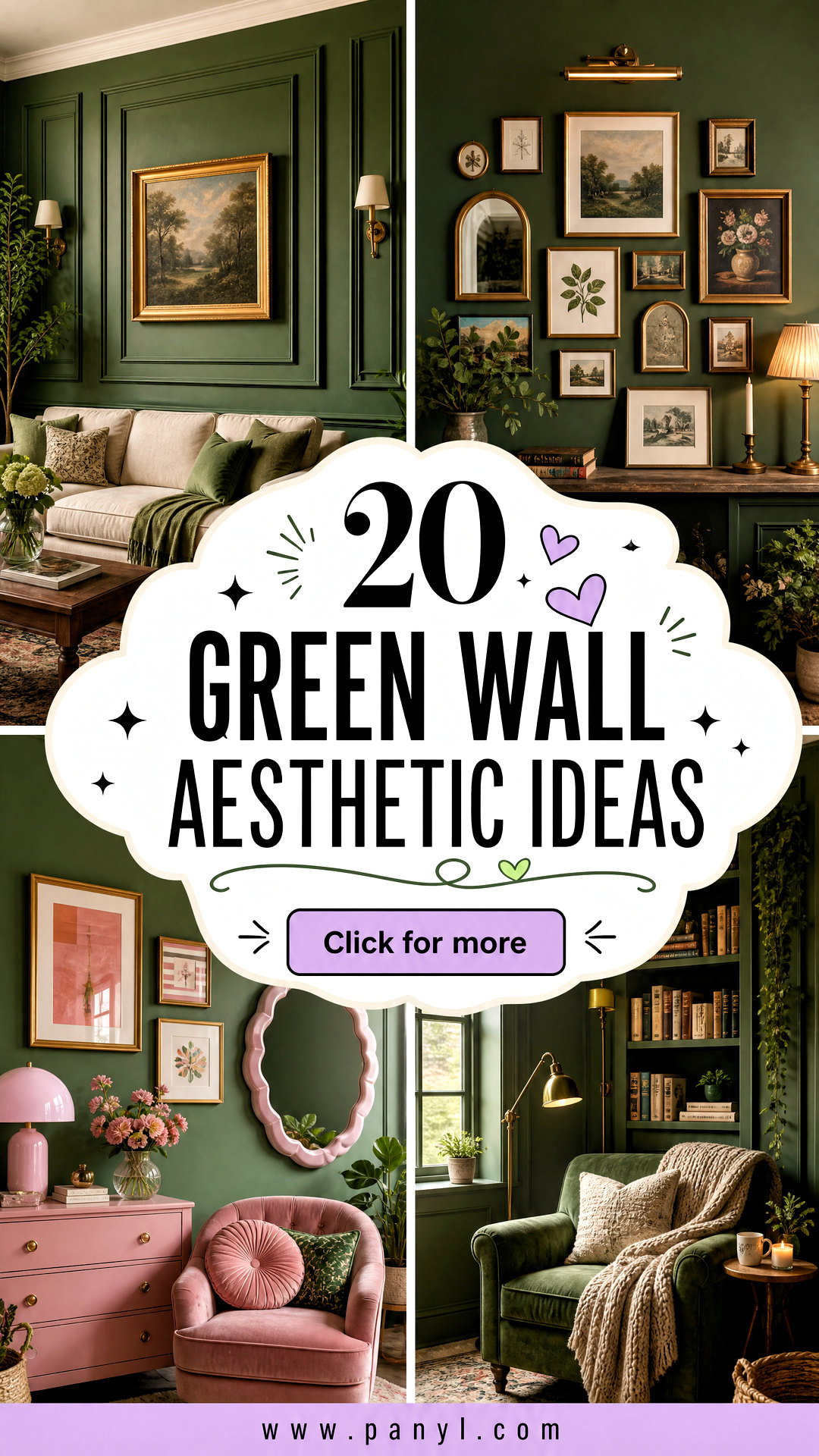 20 Green Wall Aesthetic Ideas for a Calm Curated Home - 20 Green Wall Aesthetic Ideas for a Calm, Curated Home