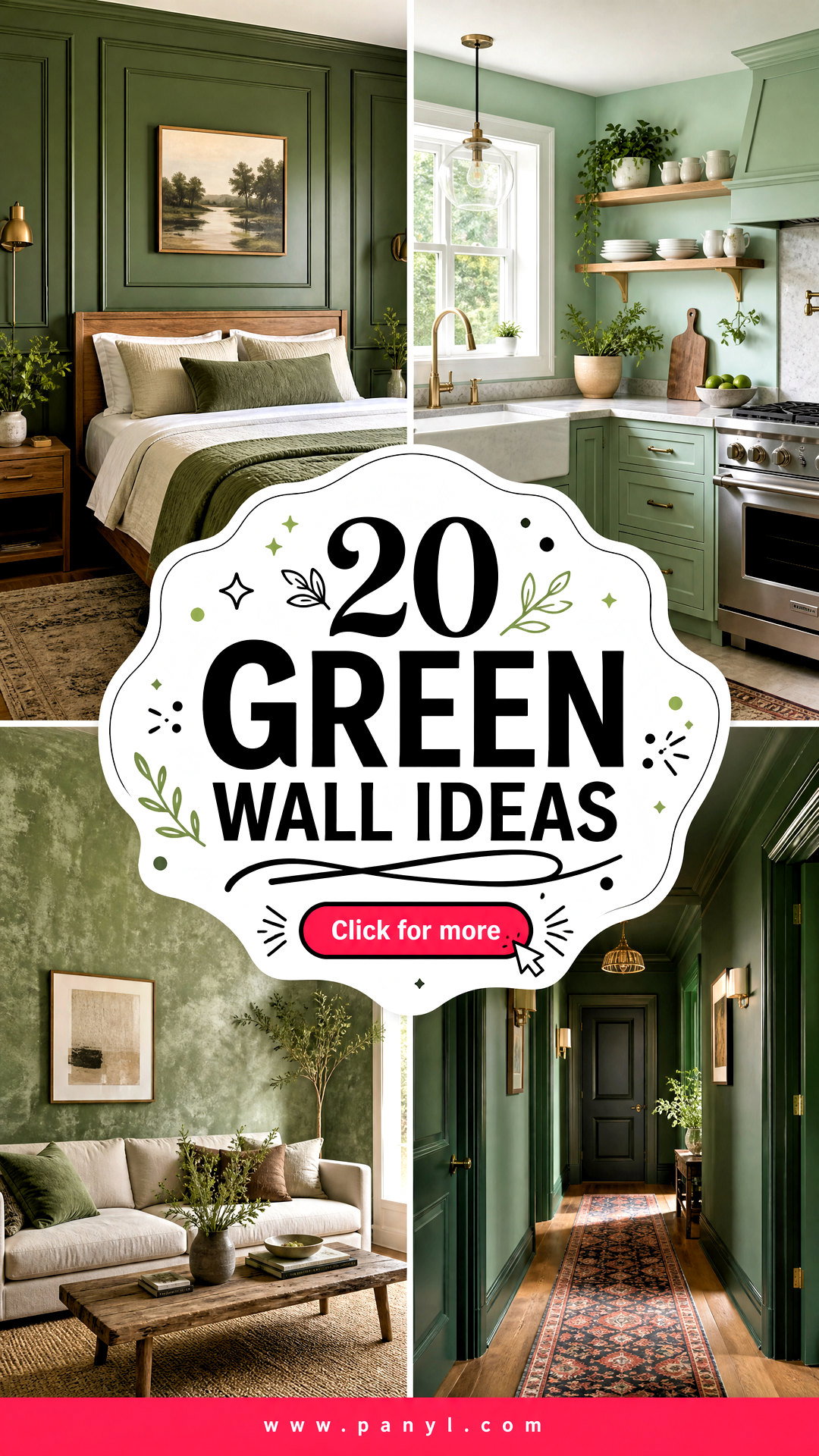 20 Green Wall Ideas to Refresh Any Room With Natural Style - 20 Green Wall Ideas to Refresh Any Room With Natural Style