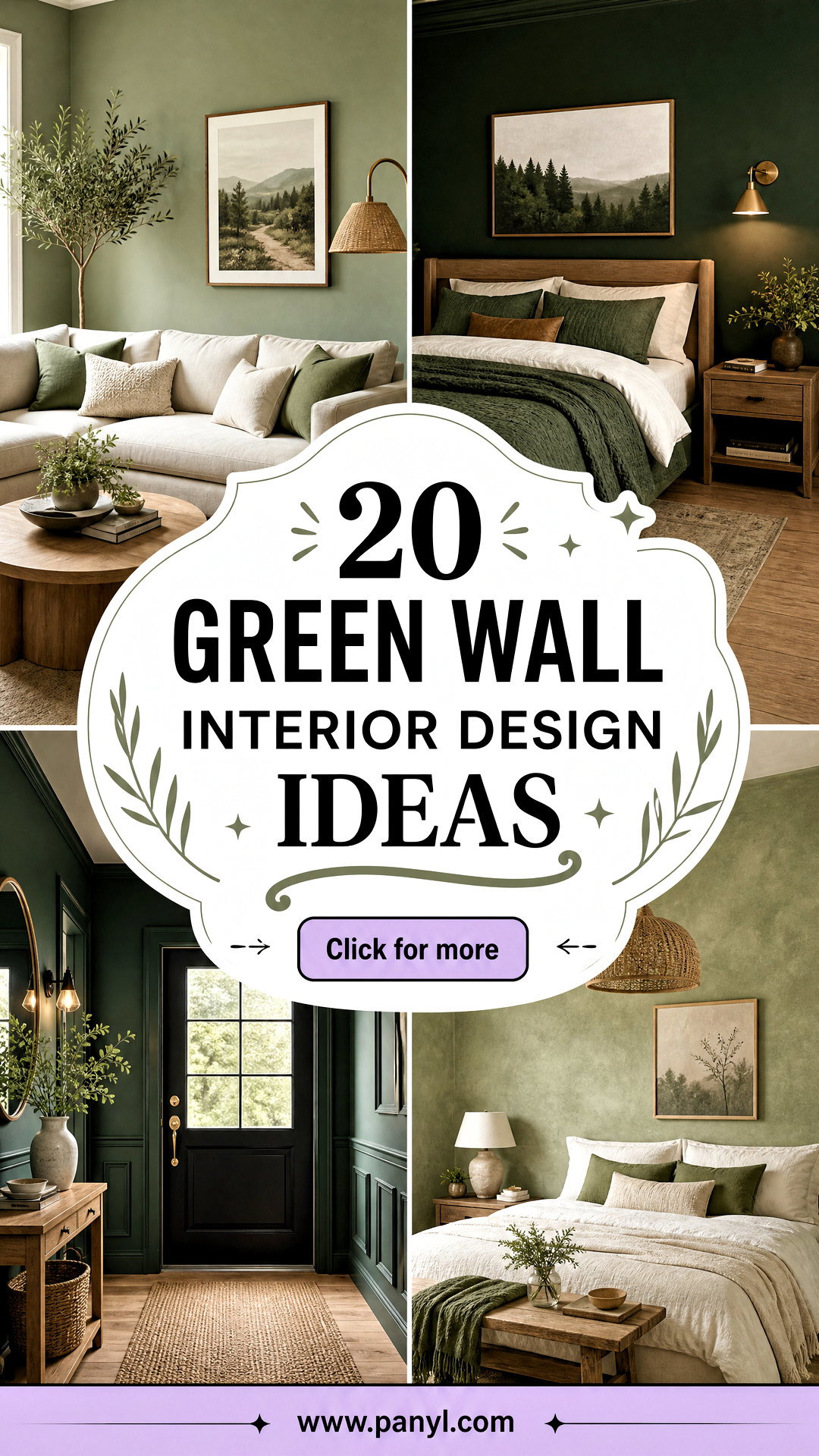 20 Green Wall Interior Design Ideas for Fresh Modern Homes - 20 Green Wall Interior Design Ideas for Fresh Modern Homes
