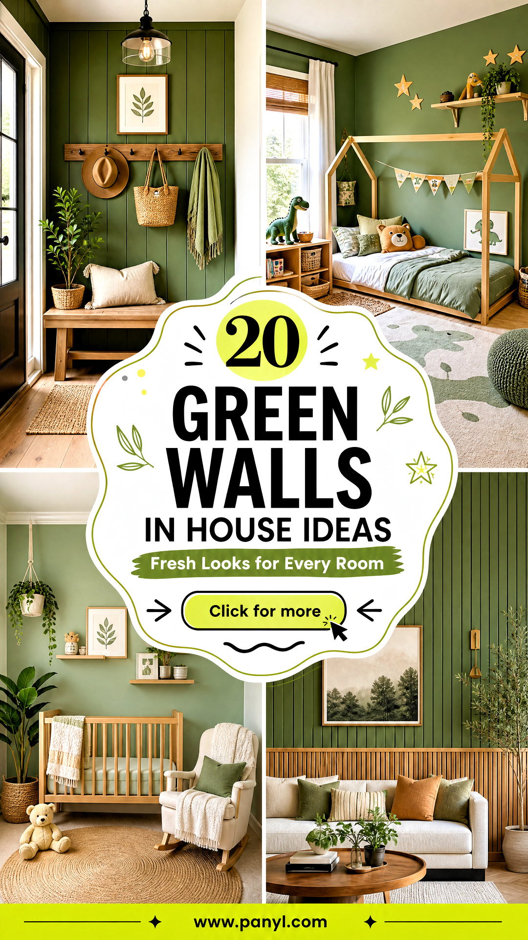 20 Green Walls In House Ideas Fresh Looks for Every Room - 20 Green Walls In House Ideas: Fresh Looks for Every Room