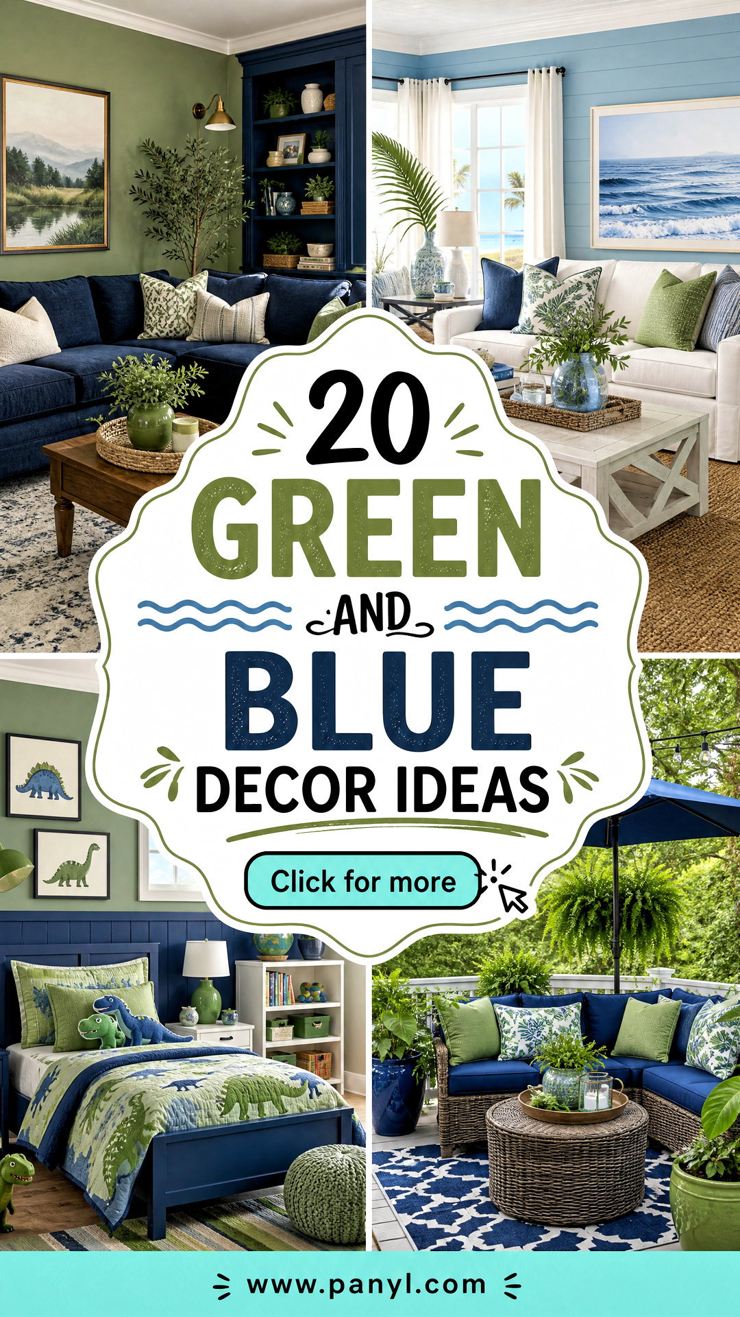 20 Green and Blue Decor Ideas for a Calm Collected Home - 20 Green and Blue Decor Ideas for a Calm, Collected Home