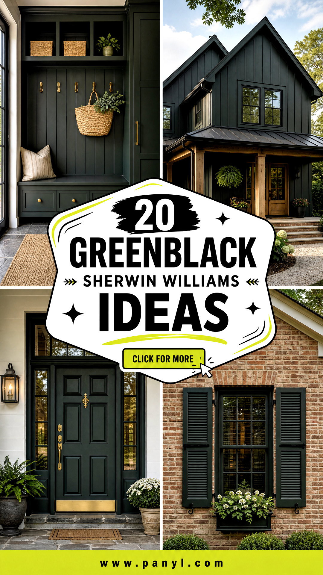 20 Greenblack Sherwin Williams Ideas for Bold Moody Rooms - 20 Greenblack Sherwin Williams Ideas for Bold, Moody Rooms