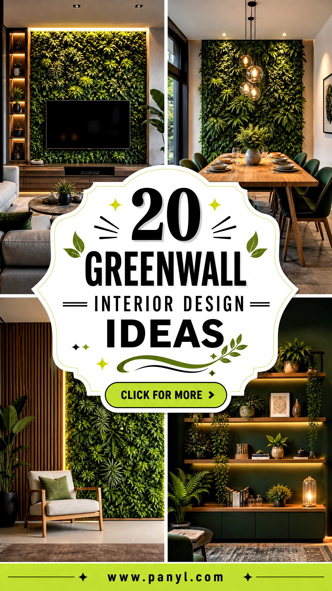 20 Greenwall Interior Design Ideas for Fresh Lively Spaces - 20 Greenwall Interior Design Ideas for Fresh, Lively Spaces