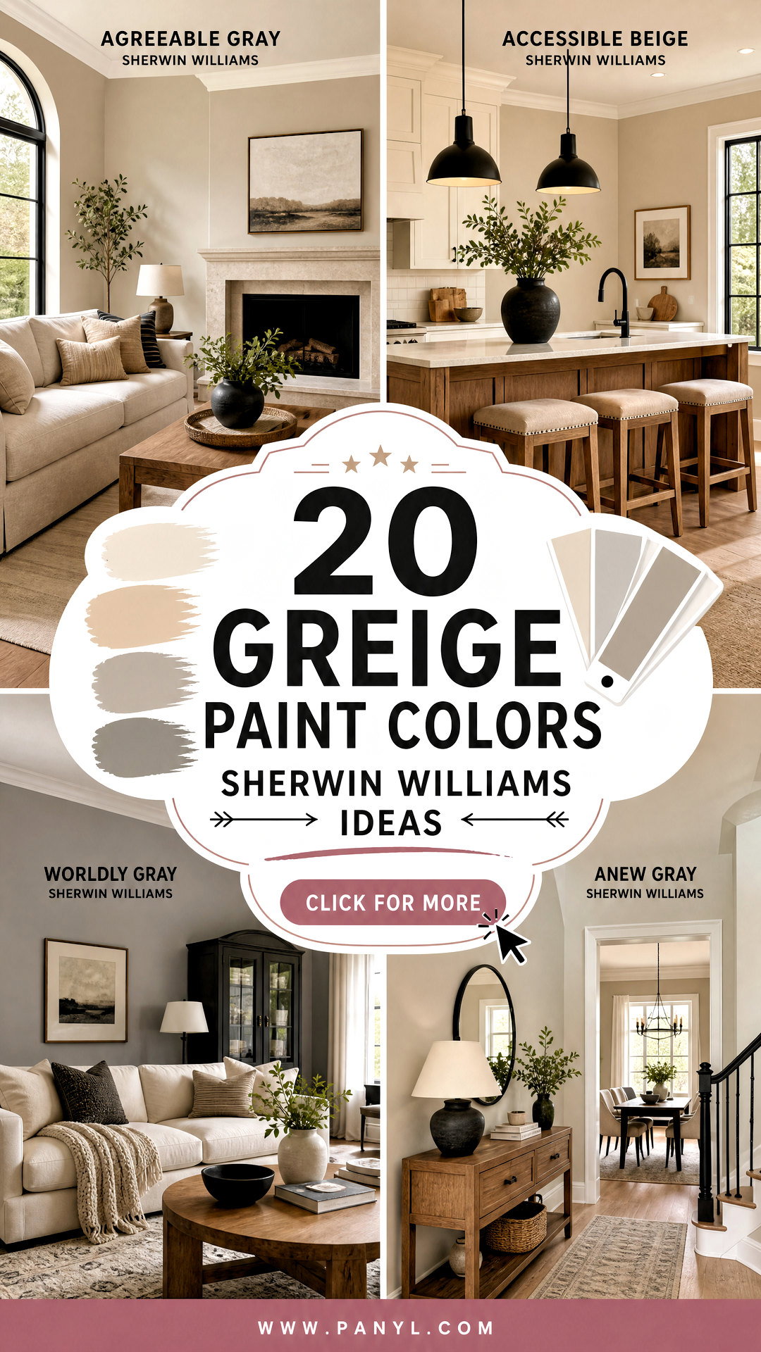 20 Greige Paint Colors Sherwin Williams Ideas for Any Room - 20 Greige Paint Colors Sherwin Williams Ideas for Any Room