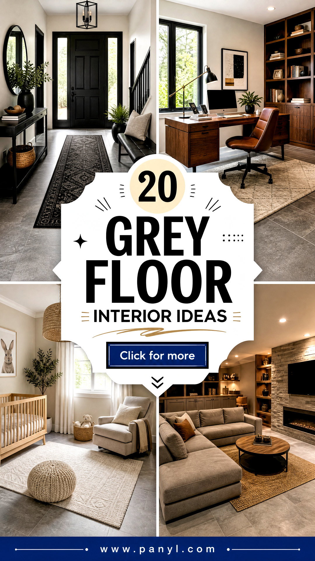 20 Grey Floor Interior Ideas for a Seamless Modern Home - 20 Grey Floor Interior Ideas for a Seamless, Modern Home