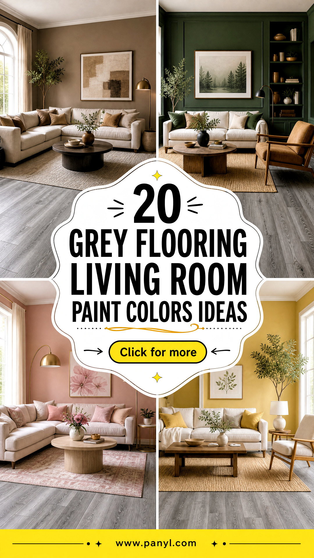 20 Grey Flooring Living Room Paint Colors for a Cohesive Look - 20 Grey Flooring Living Room Paint Colors for a Cohesive Look