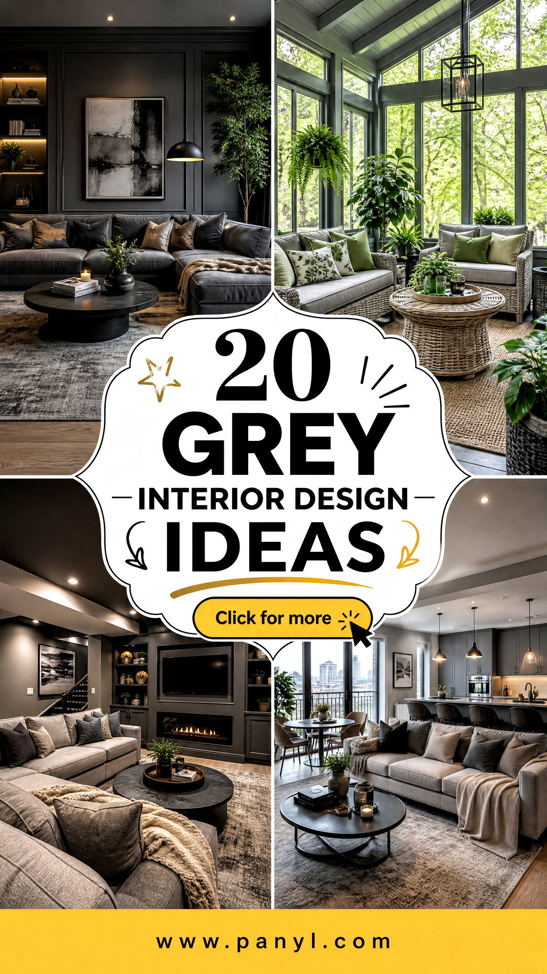 20 Grey Interior Design Ideas for a Sophisticated Home - 20 Grey Interior Design Ideas for a Sophisticated Home