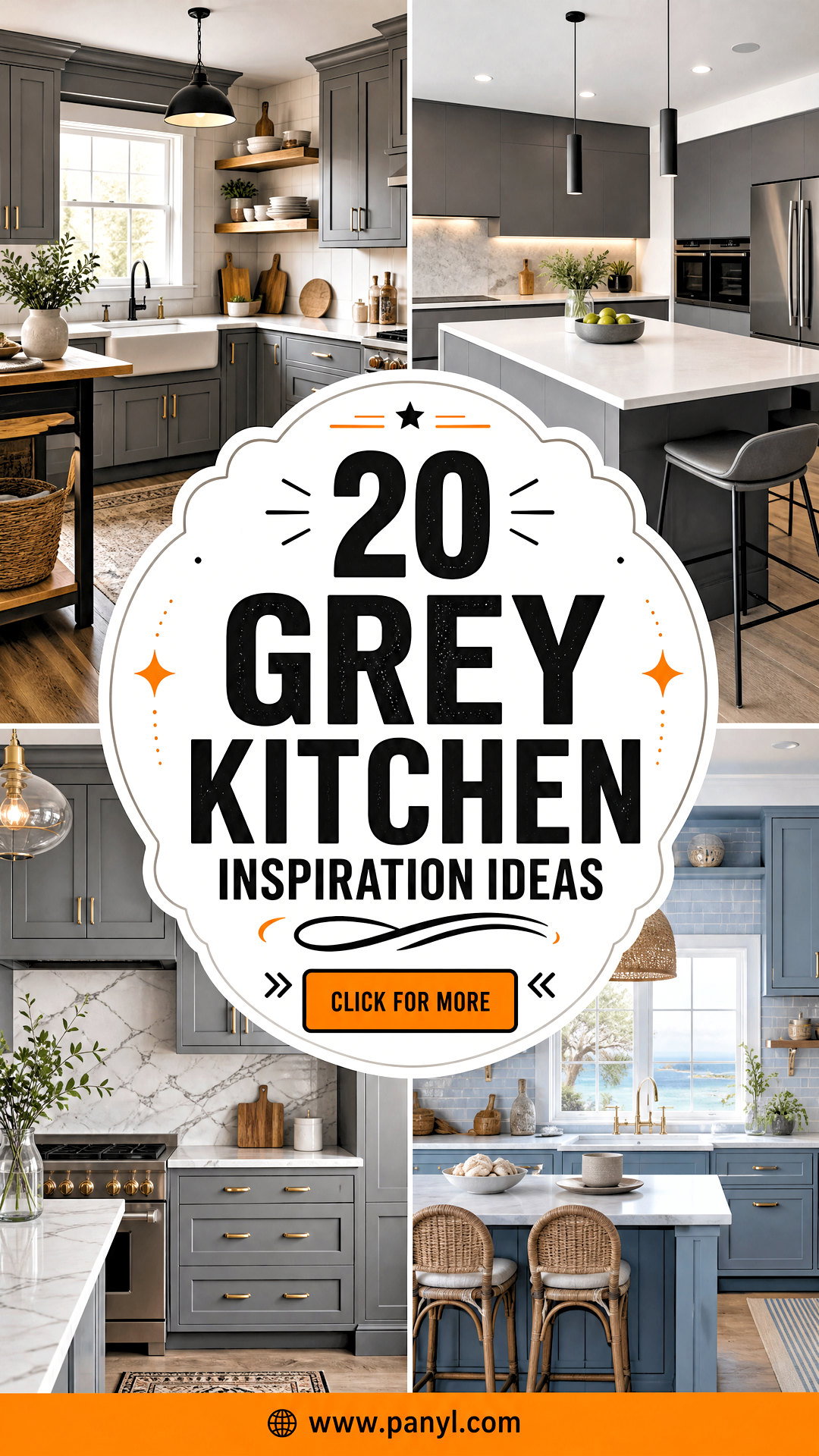 20 Grey Kitchen Inspiration Ideas for a Chic Inviting Hub - 20 Grey Kitchen Inspiration Ideas for a Chic, Inviting Hub