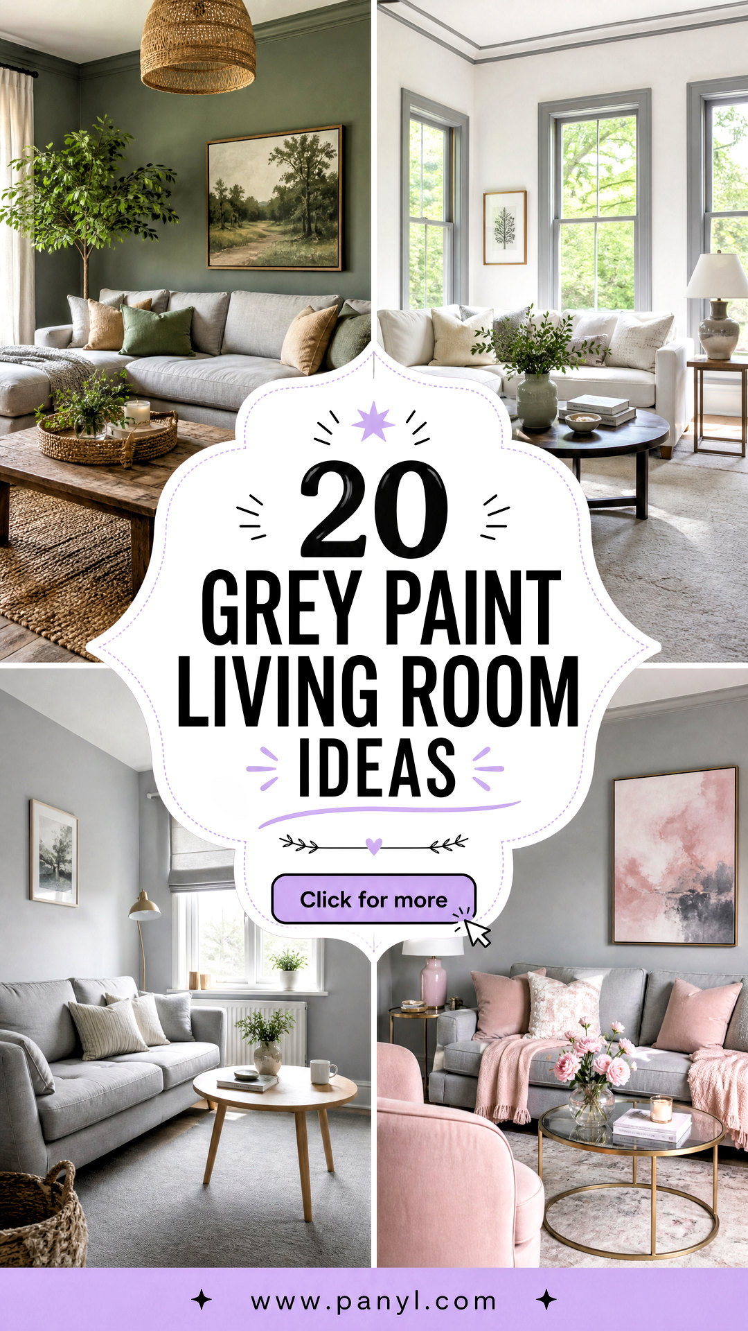 20 Grey Paint Living Room Ideas for a Warm Modern Space - 20 Grey Paint Living Room Ideas for a Warm, Modern Space