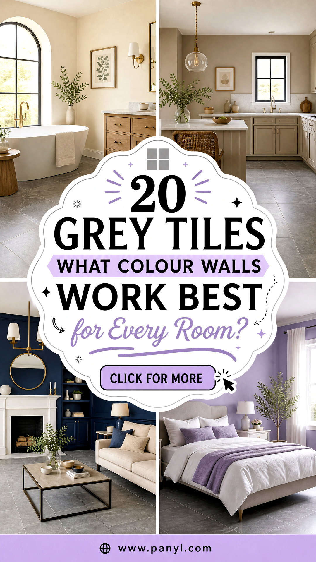 20 Grey Tiles What Colour Walls Work Best for Every Room - 20 Grey Tiles What Colour Walls Work Best for Every Room?