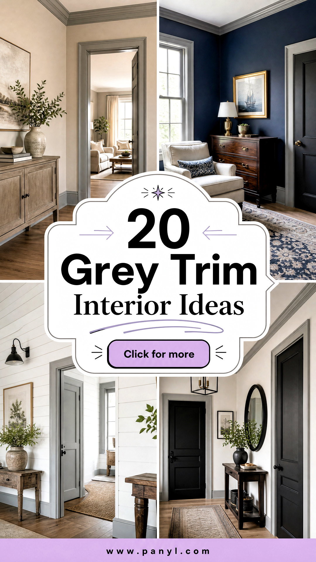 20 Grey Trim Interior Ideas for a Refined Modern Home Look - 20 Grey Trim Interior Ideas for a Refined, Modern Home Look