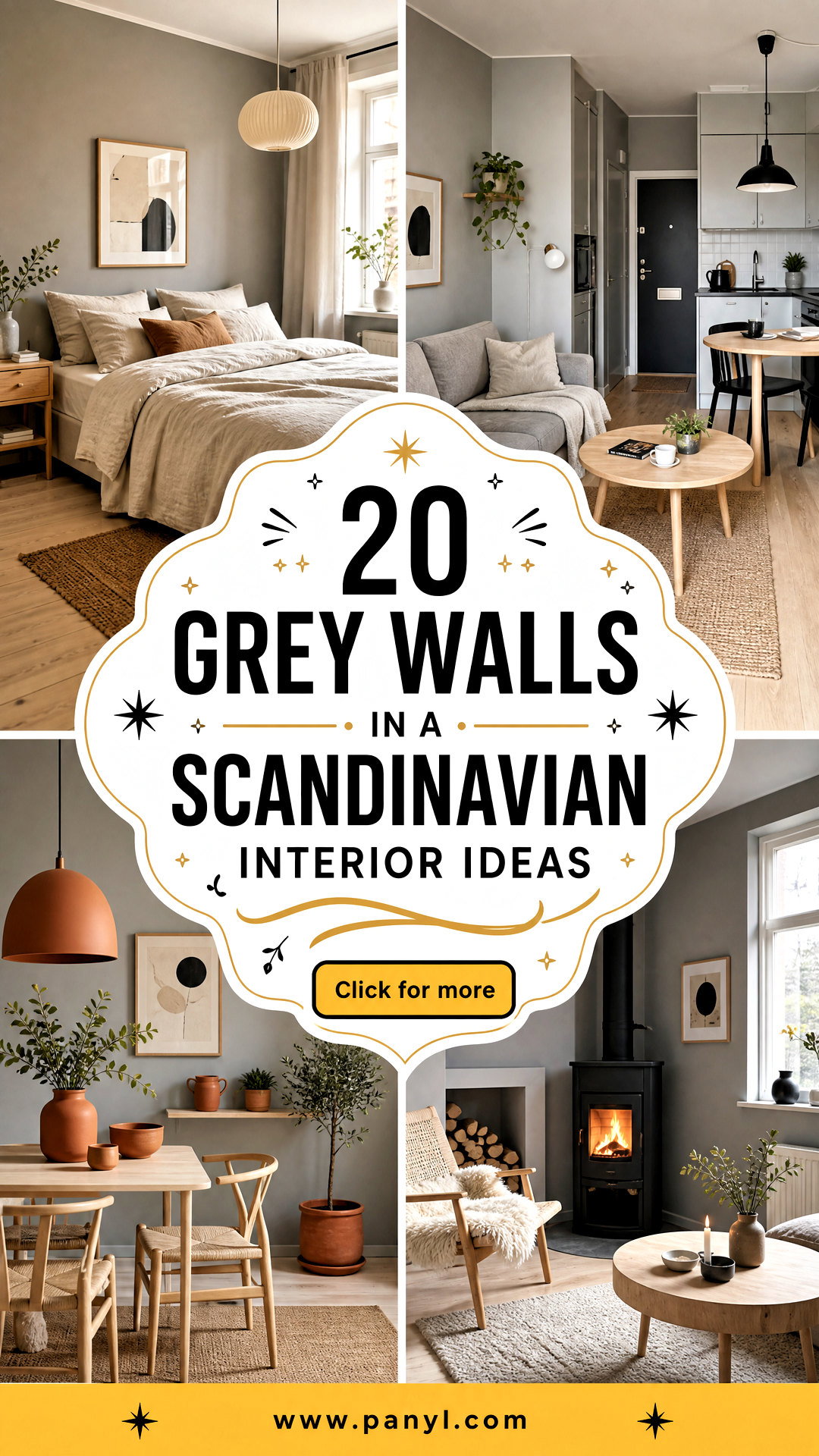 20 Grey Walls in a Scandinavian Interior Ideas for Cozy Homes - 20 Grey Walls in a Scandinavian Interior Ideas for Cozy Homes