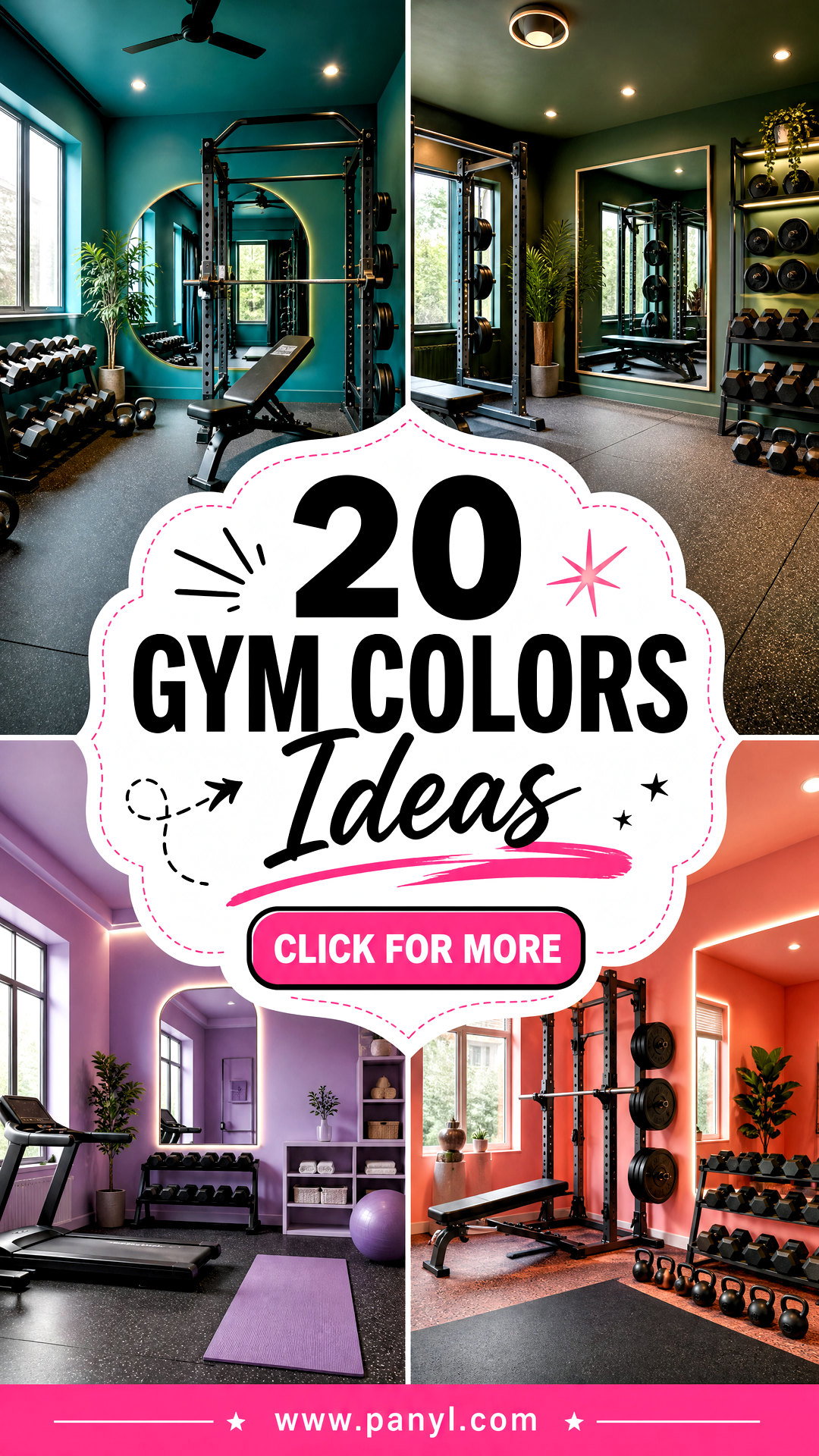 20 Gym Colors Ideas for an Energizing Home Workout Space - 20 Gym Colors Ideas for an Energizing Home Workout Space