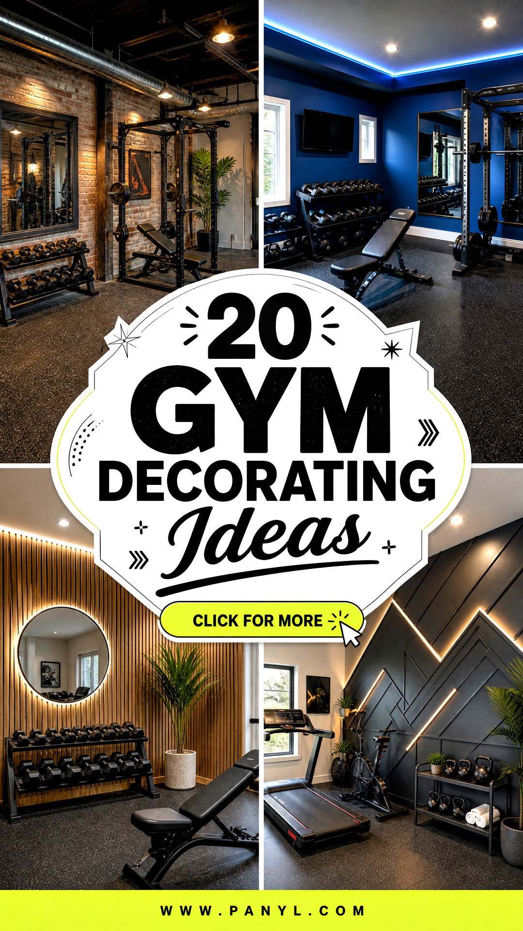 20 Gym Decorating Ideas for a Stylish Home Workout Space - 20 Gym Decorating Ideas for a Stylish Home Workout Space